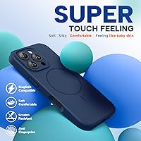 Vista 979 de Miracase Funda diseñada para iPhone 13 Pro Max con protector de pantalla, [forro de microfibra suave antiarañazos], funda protectora de silicona