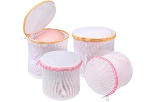 BAGAIL Laundry Bag Mesh Wash Bag for Intimates Lingerie and Delicates (4 Set)