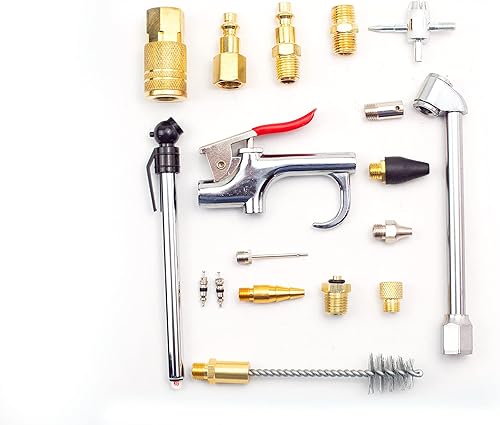 VCT Kit de accesorios de 18 piezas para herramientas neumáticas latón 1/4 "NPT accesorios adaptador conector Chuck