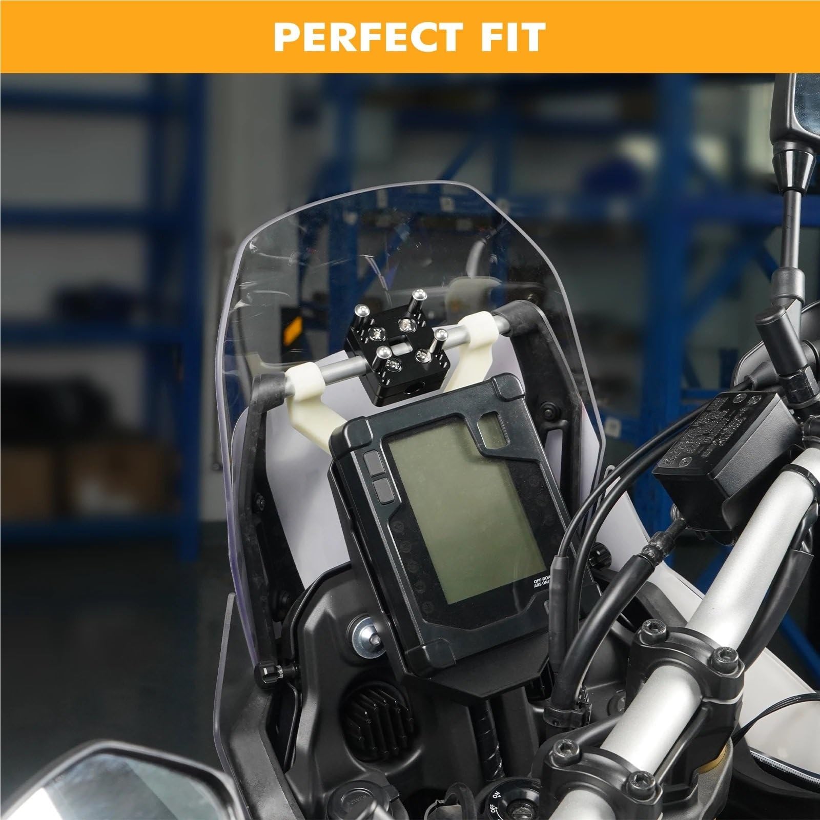 Motocyklowy uchwyt nawigacyjny GPS Uchwyt nawigacji GPS 12 mm, Do do Yamahy Tenere 700, Do do Bmw R1200GS, R1250GS, R1250, 2014-2022 Uchwyt na telefon