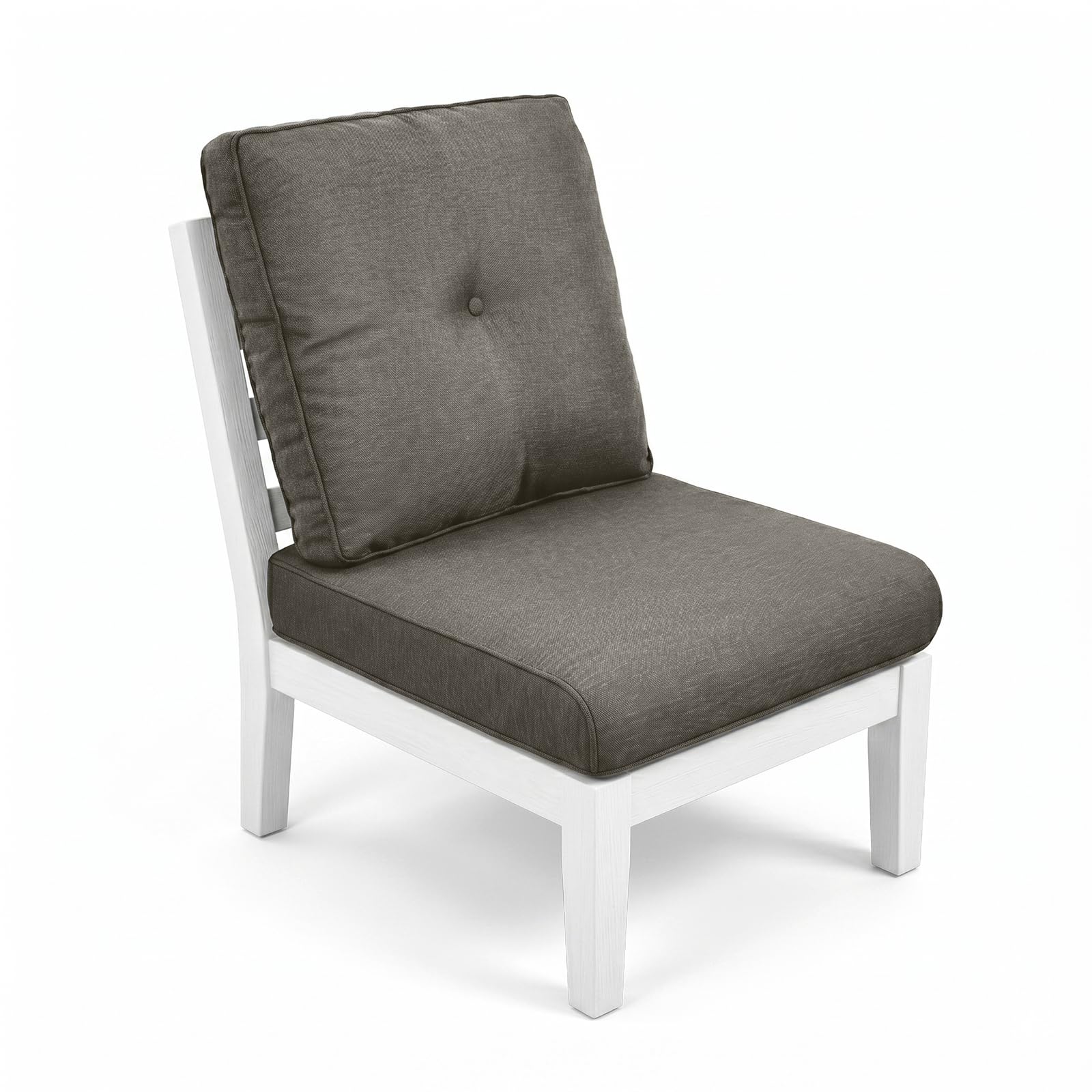 Outdoor Chair Cushions-Patio Chair Cushions Set with Removable Cover 22 X 24 Inch Outdoor Cushions for Patio Furniture Chair Sofa Couch-Grey