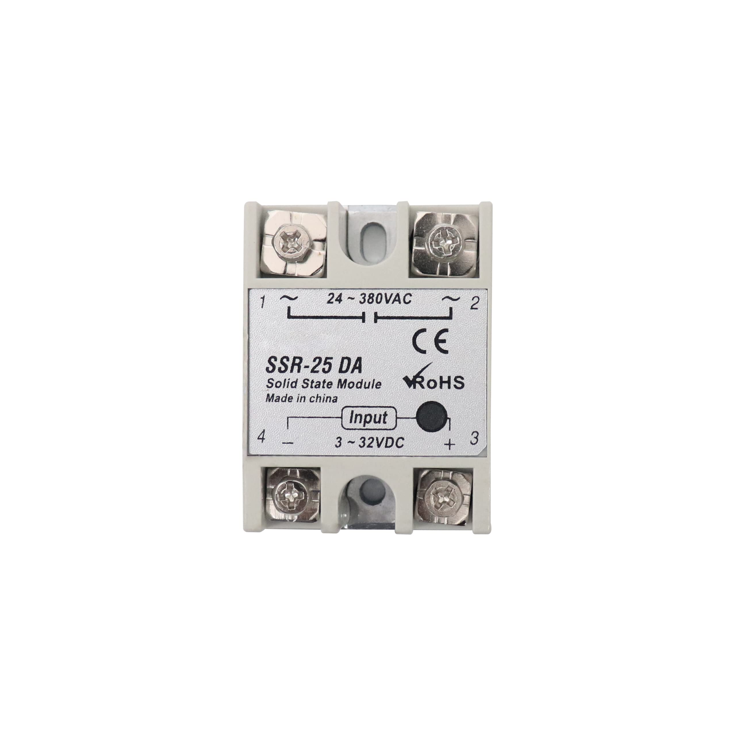 Electronic Spices SSR-25DA 3V-32V DC to 24V-380V AC 25A Solid state relay module pack of 1pcs (B0BNBYR47F) Amazon Price History, Amazon Price Tracker