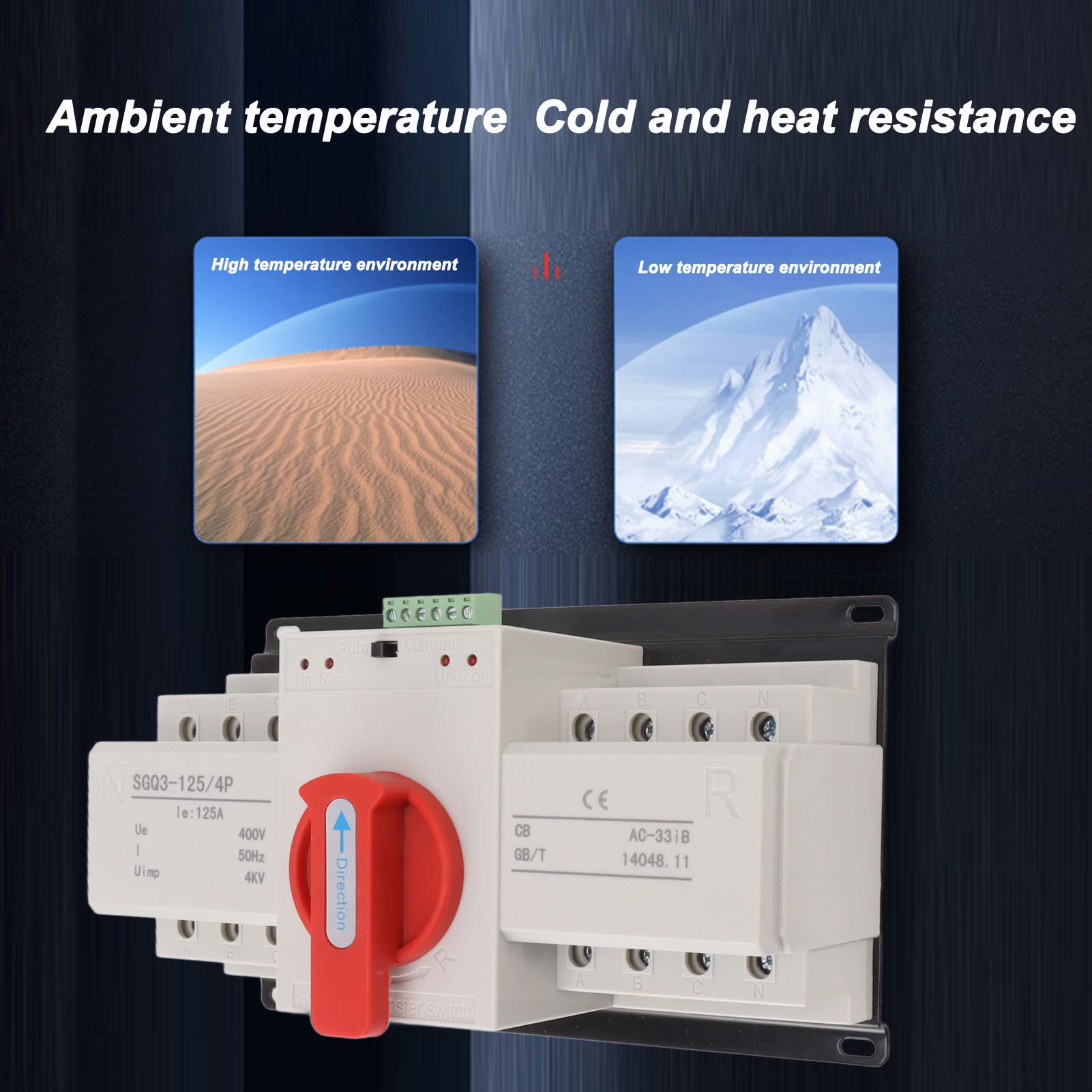Interrupteur de Transfert Automatique 125A 400V