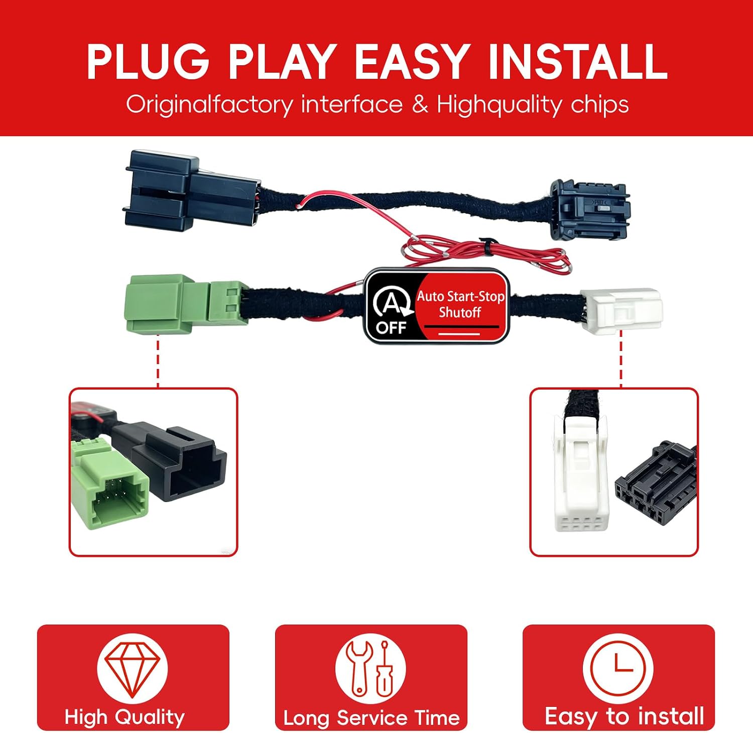 Auto Start Stop Eliminator for Nissan Pathfinder 2022 2023 2024 2025 2026,Disable Auto Idle Start/Stop Permanently- Easy-Install and Plug & Play