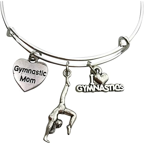 Gymnastics Mom Bracelet Gift for Women