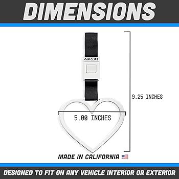a♡ Amazon.com: Tsurikawa Ring - Heart | Car Accessories | Clip