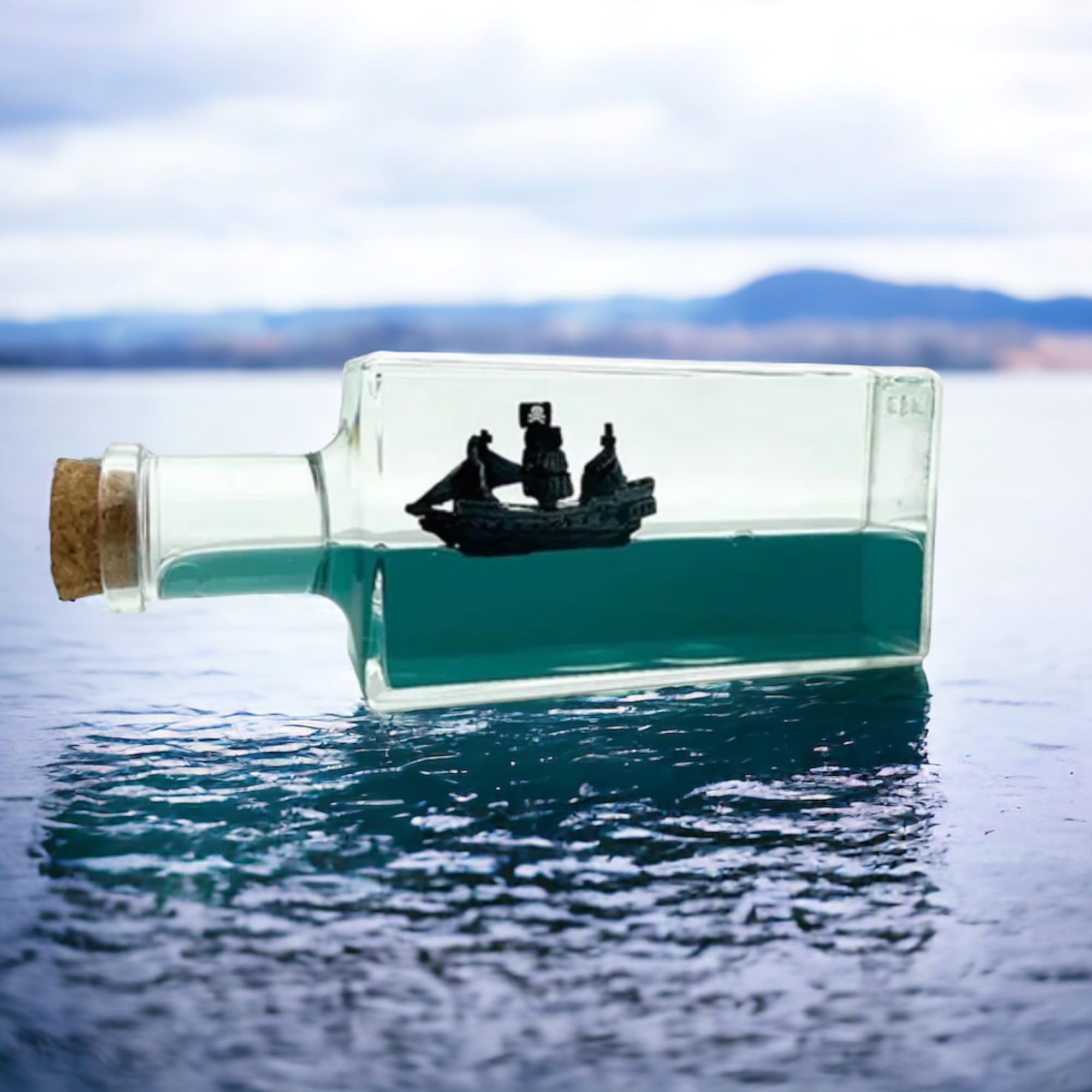 Honsheng Unsinkable Boat One Going Pirate Ship Piece Odel Erry Toys In A Bottle Box Acrylic