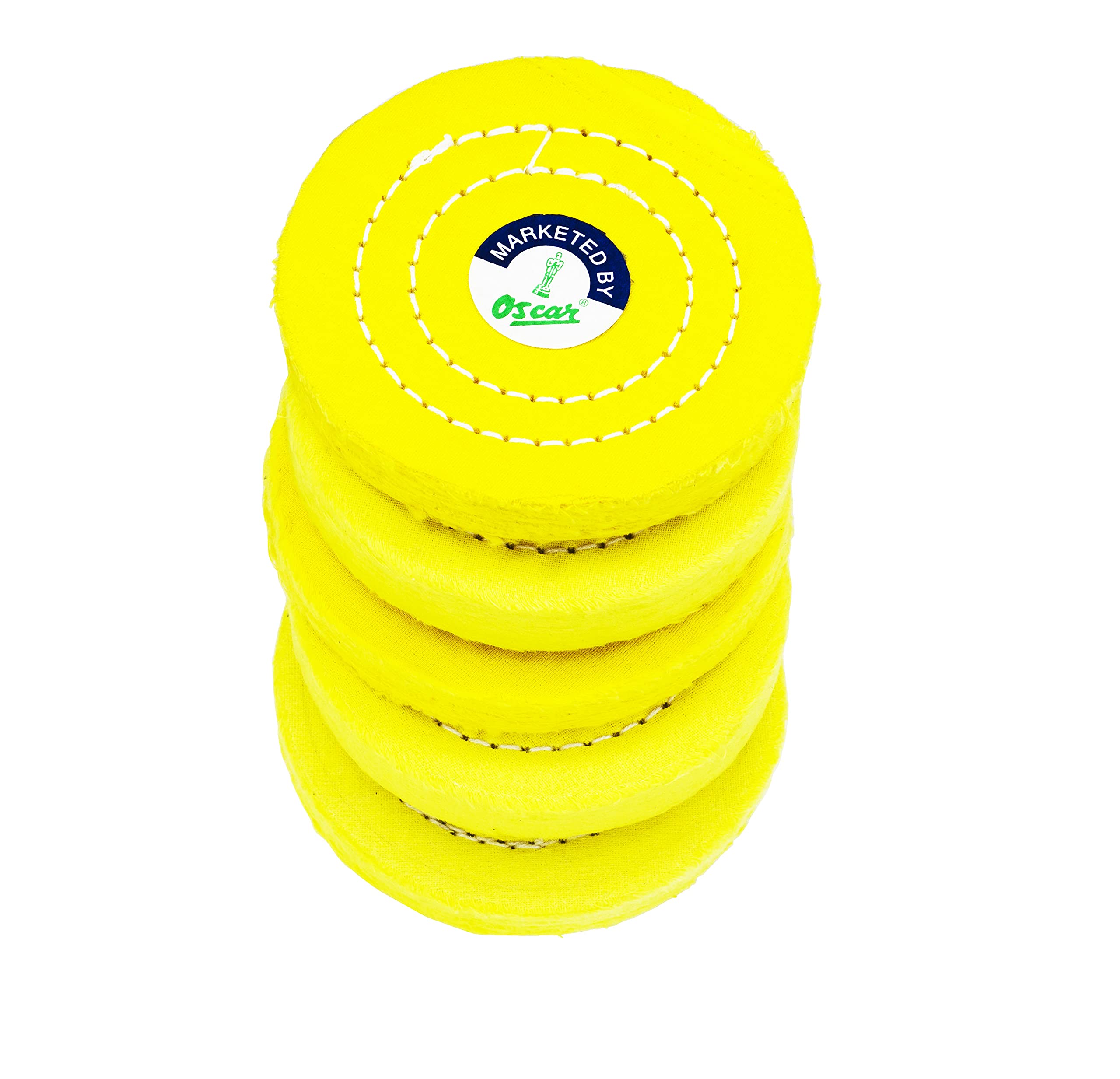 OSCAR Oscar 5 PC 4”x 50Ply Yellow Cotton Cloth Buff Stitch Polishing Wheels Buffing Pad Rotary Tools for Metal Jewelry Hardware Polishing (B096QS28T2) Amazon Price History, Amazon Price Tracker