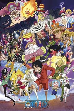 One Piece - Manga Anime TV Poster Big Mom Saga - Characters Size 24" x 36"