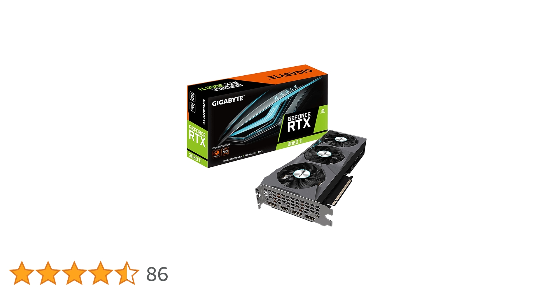 グラフィックボード・グラボ・ビデオカード GeForce RTX 3060 Ti EAGLE OC 8G Amazon | GIGABYTE GeForce RTX 3060 Ti Eagle 8G OC