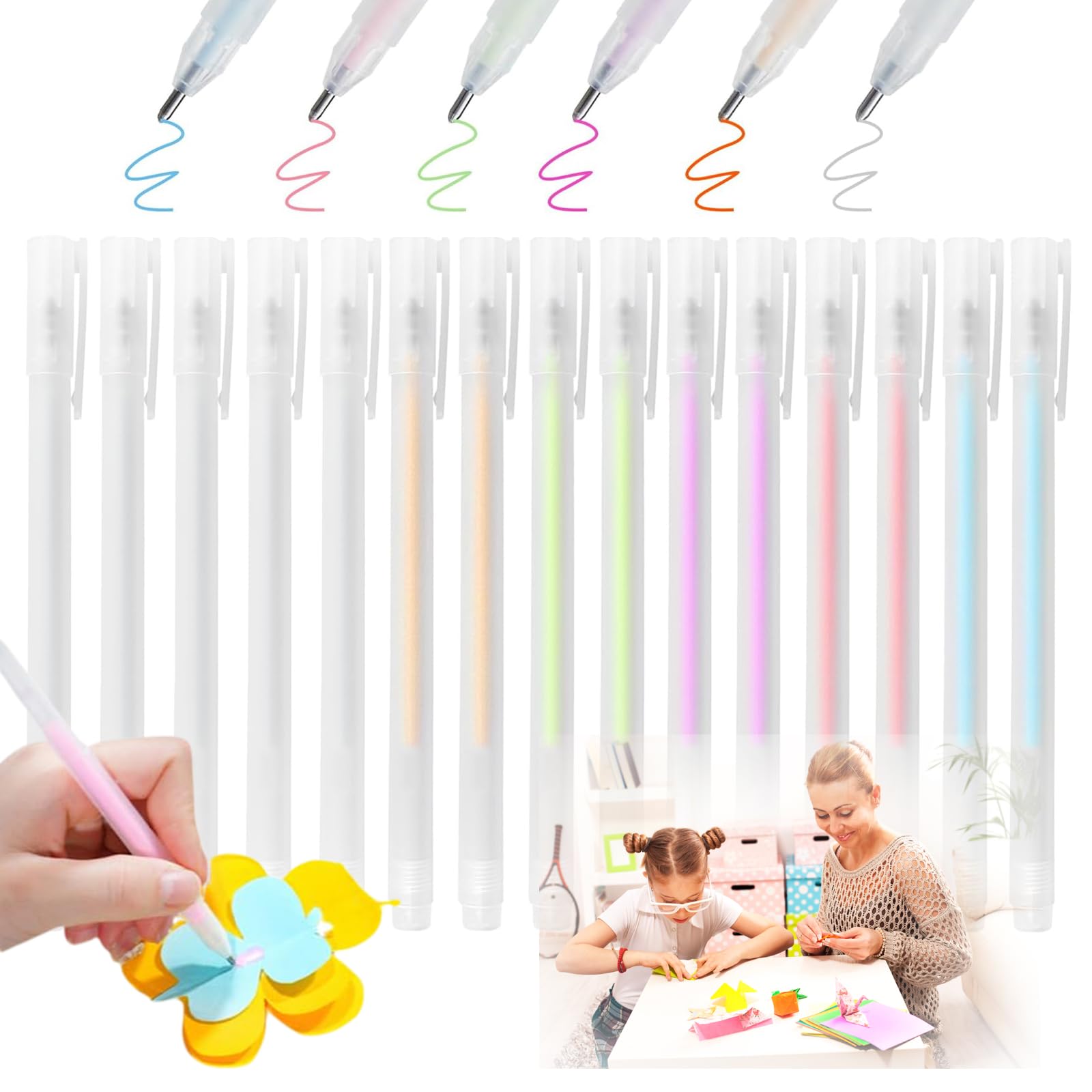 HHCSMDIYOYU Painting Sets for Children Quick Drying Color Spot Glue Pen，Easy ControlSuitable,Apply Like Writing, Scrapbooking, Handmade Stationery,