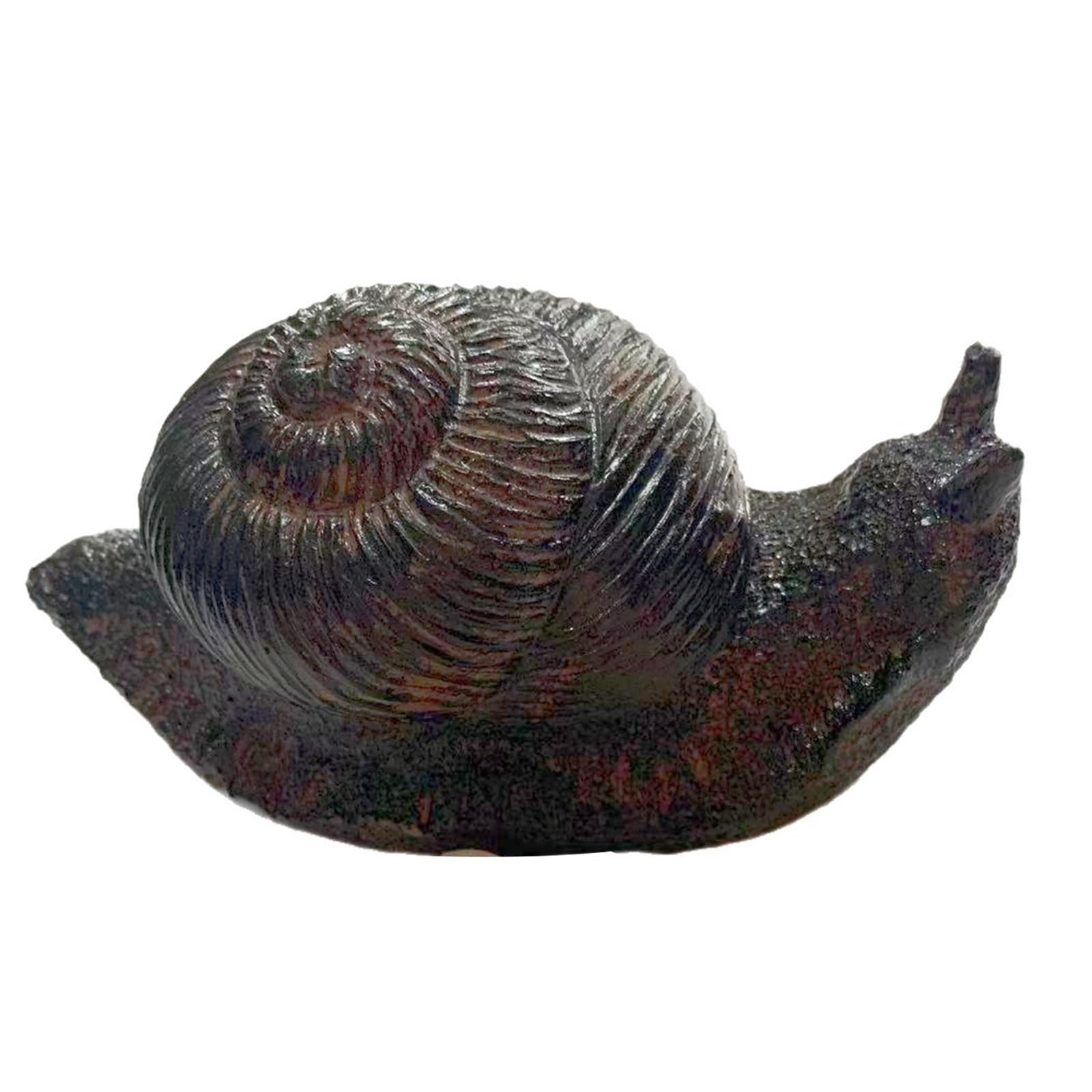 Nucelit Realistic Whelk Molded Cash Hider Box Permanent Rosin Outdoor Embellishment Rock Veiling Safe for Cottage Security Storage Multifunctional Garden Deck Hide Box