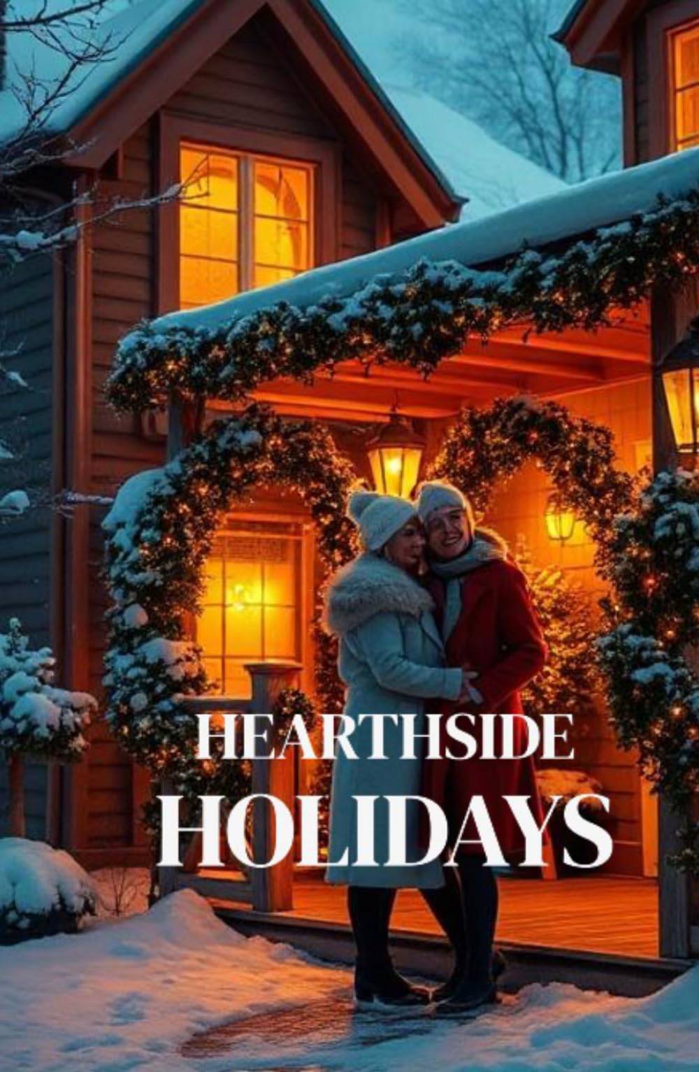 HEARTHSIDE HOLIDAYS (Lesbian Romance): A Small-Town Sapphic Christmas Romance of Second Chances, Fake Dating, and Finding Home (Heartlands & Her: Sapphic Romance Collection)