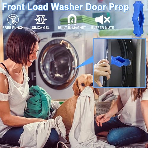 Miniatura 3 de Soporte de Puerta de Lavadora de Carga Frontal, Soporte de Puerta de Lavadora Magnético, Soporte de Puerta de Lavadora de Una Sola Puerta Flexible
