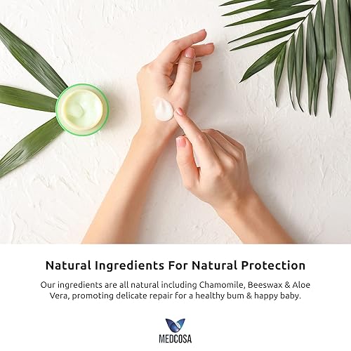 Miniatura 4 de Medcosa Crema para pañales  Tu defensa diaria contra la erupción del pañal  Crema para glúteos para bebés con óxido de zinc  Ayuda a proteger,