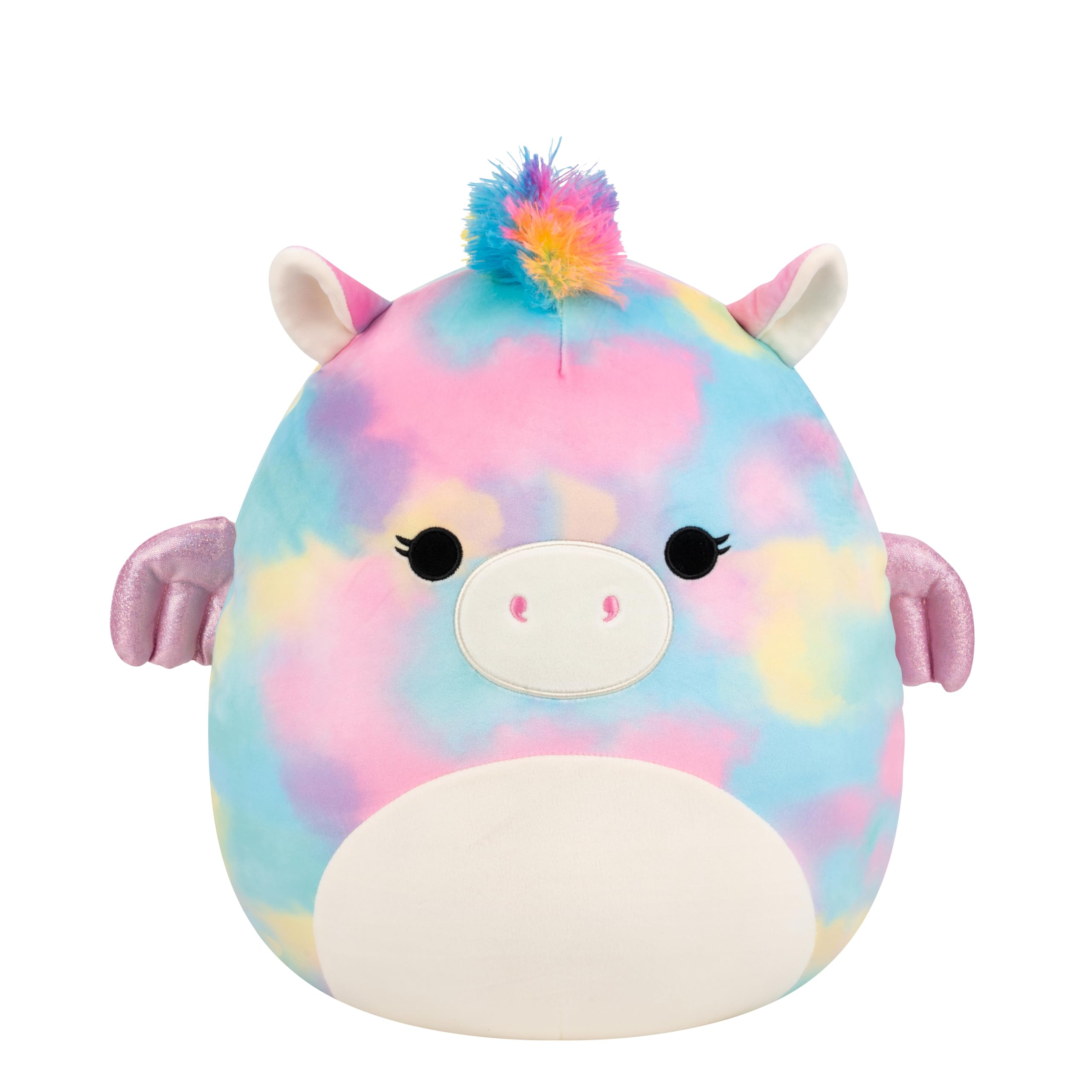 Original 14in Jaime The Rainbow Tie-Dye Pegasus – Official Jazwares Plush (Large)