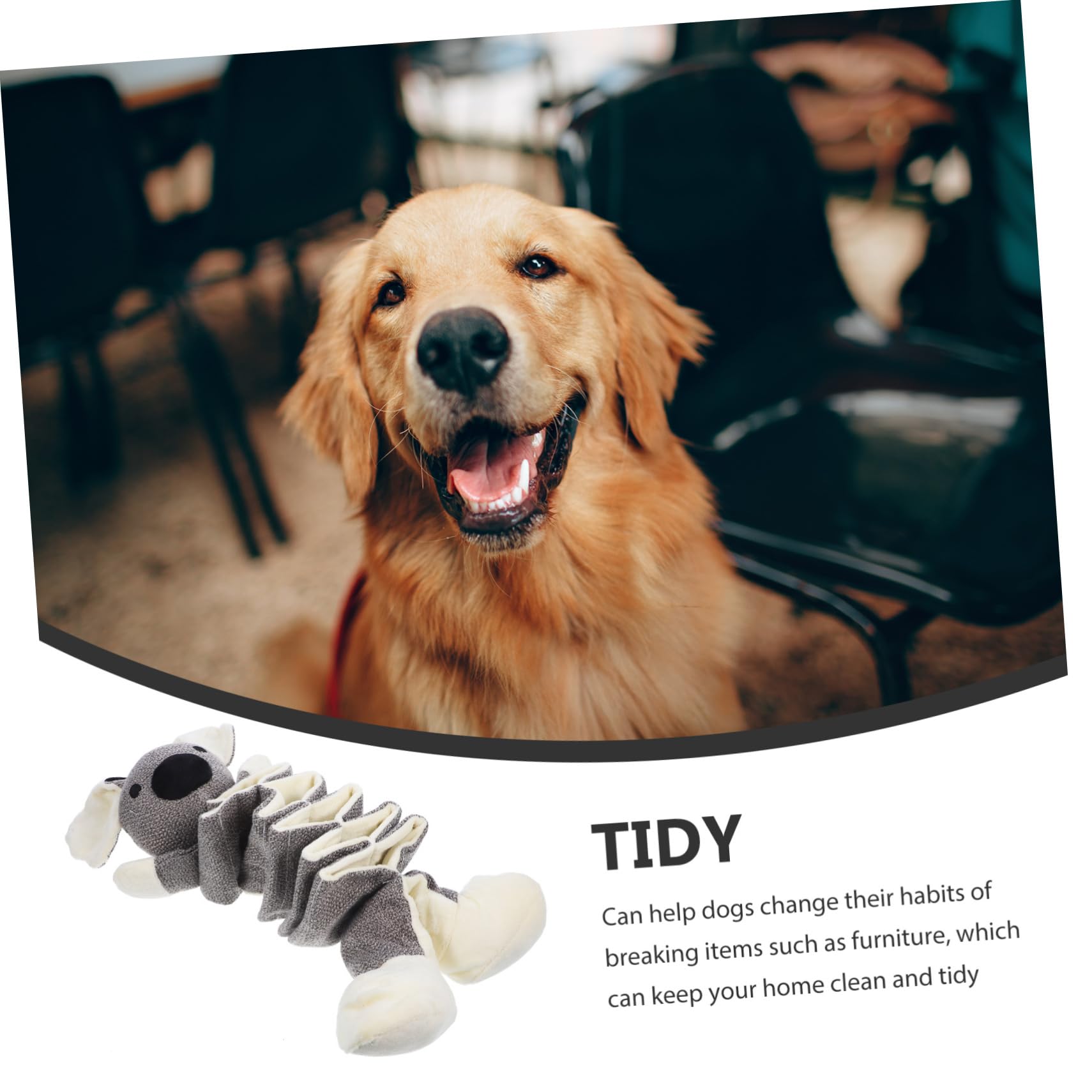 Didiseaon 2pezzi Giocattolo Per Cani Interattivo Peluche Giocattolo Squeaky Resistente Per Masticare e Giocare Compagno Per Noia e Comportamenti Distruttivi