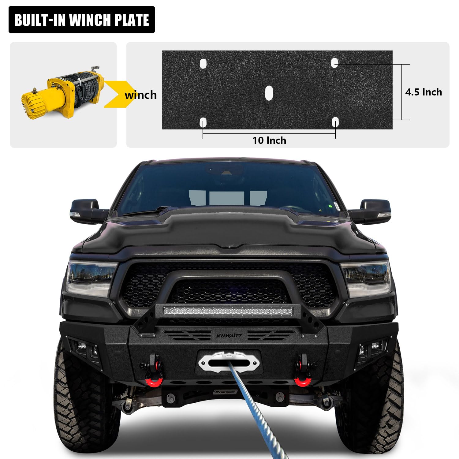 Front Bumper Compatible with 2019 - Product View