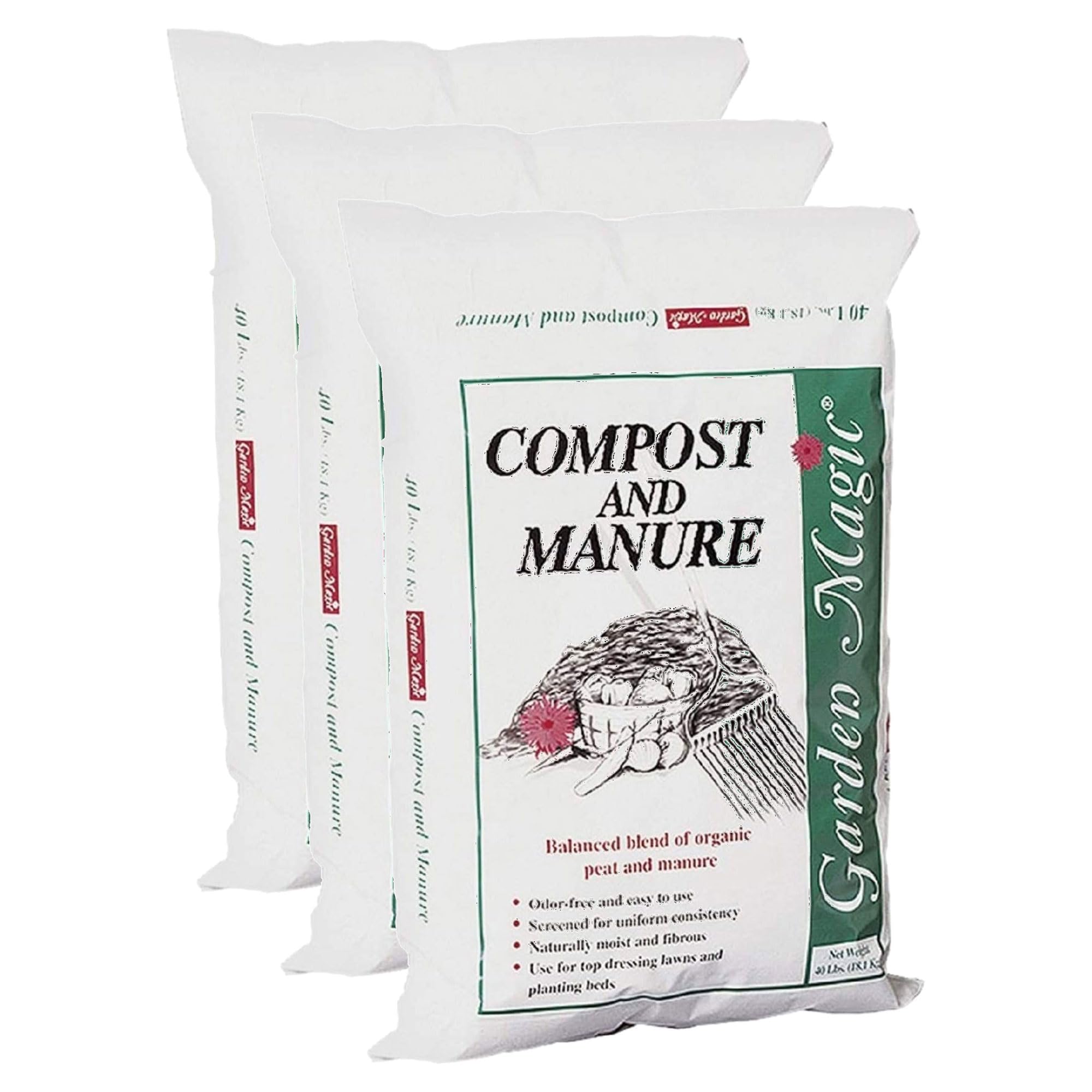 Michigan Peat 40 Pound Garden Magic Compost