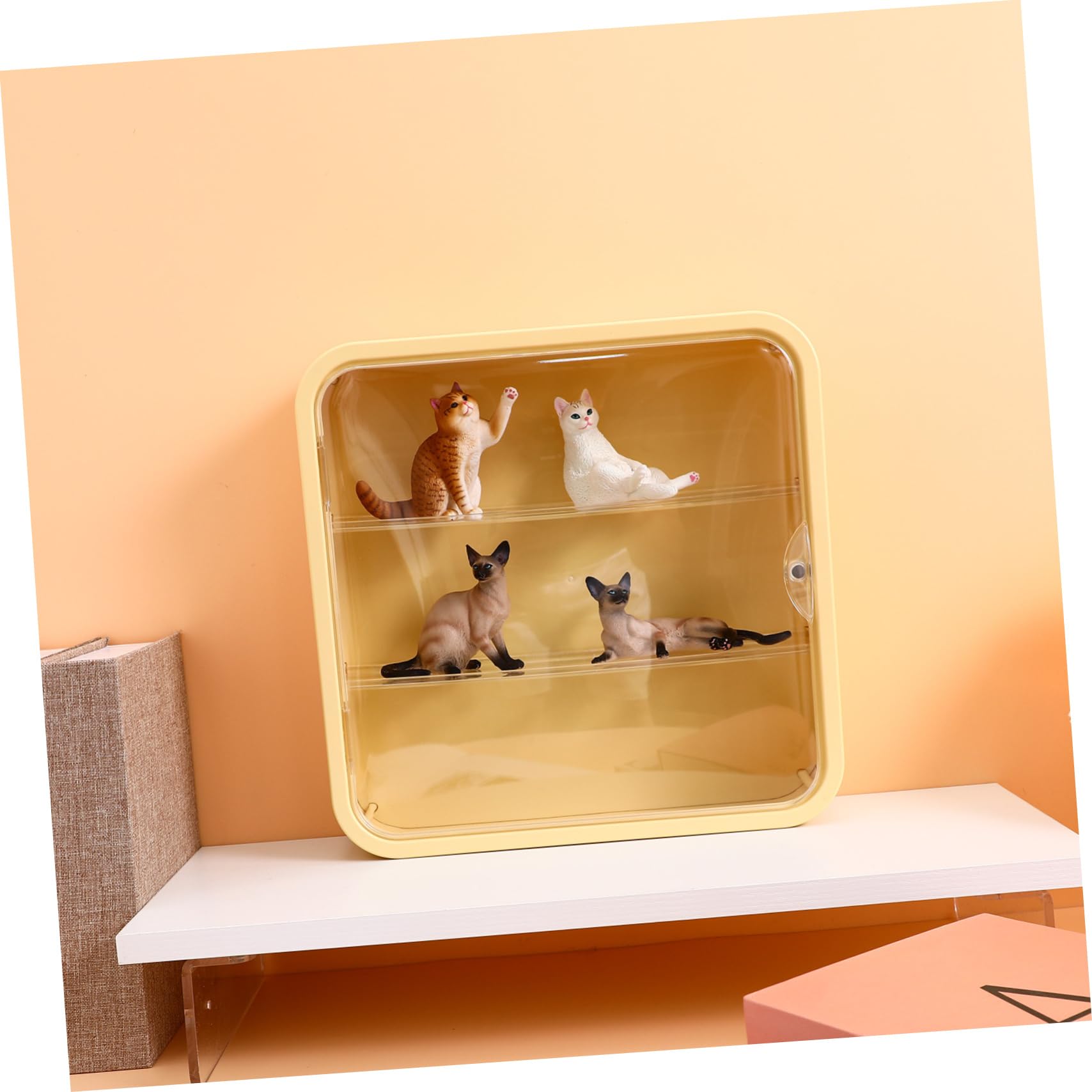 Vitrina de Pared para Figuras, Estuche de Colección en Plástico