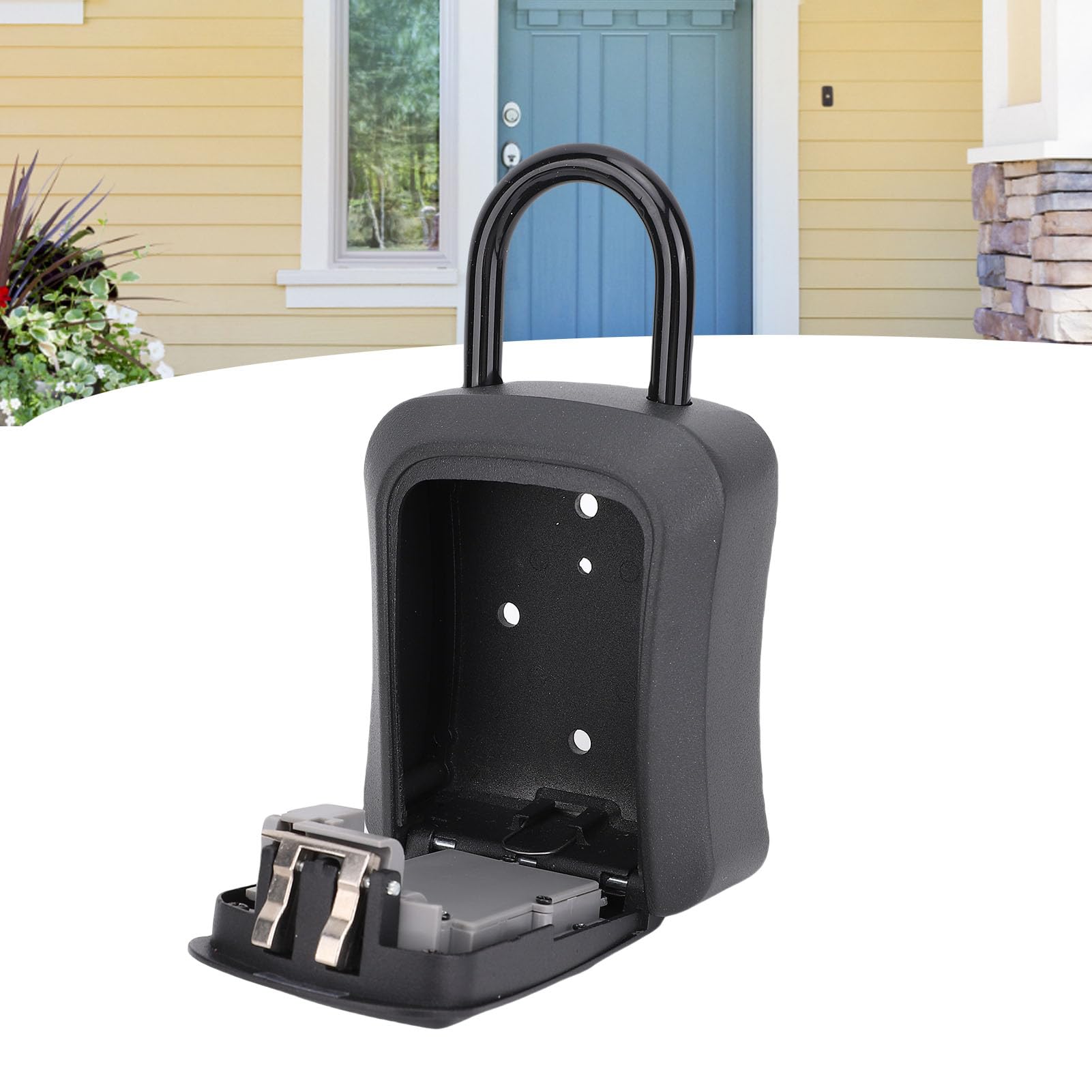 Cassetta di Sicurezza Portatile in Metallo Sblocco con Codice Meccanico Bluetooth per Uso Portatile con Chiavi Multiple
