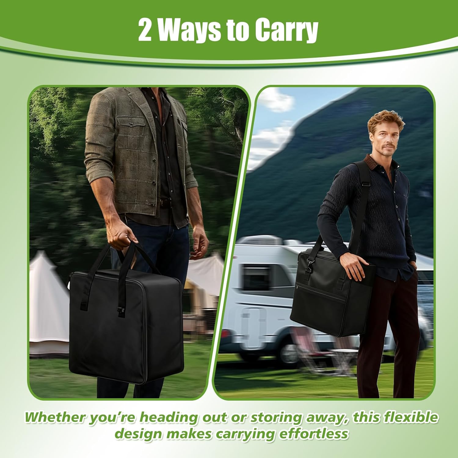Carrying Bag for Ninja SLUSHi Slushie Machine FS300, Outdoor Frozen Drink Maker Travel Tote, Portable Travel Bag Case with Front-Opening Design & Accessory Storage