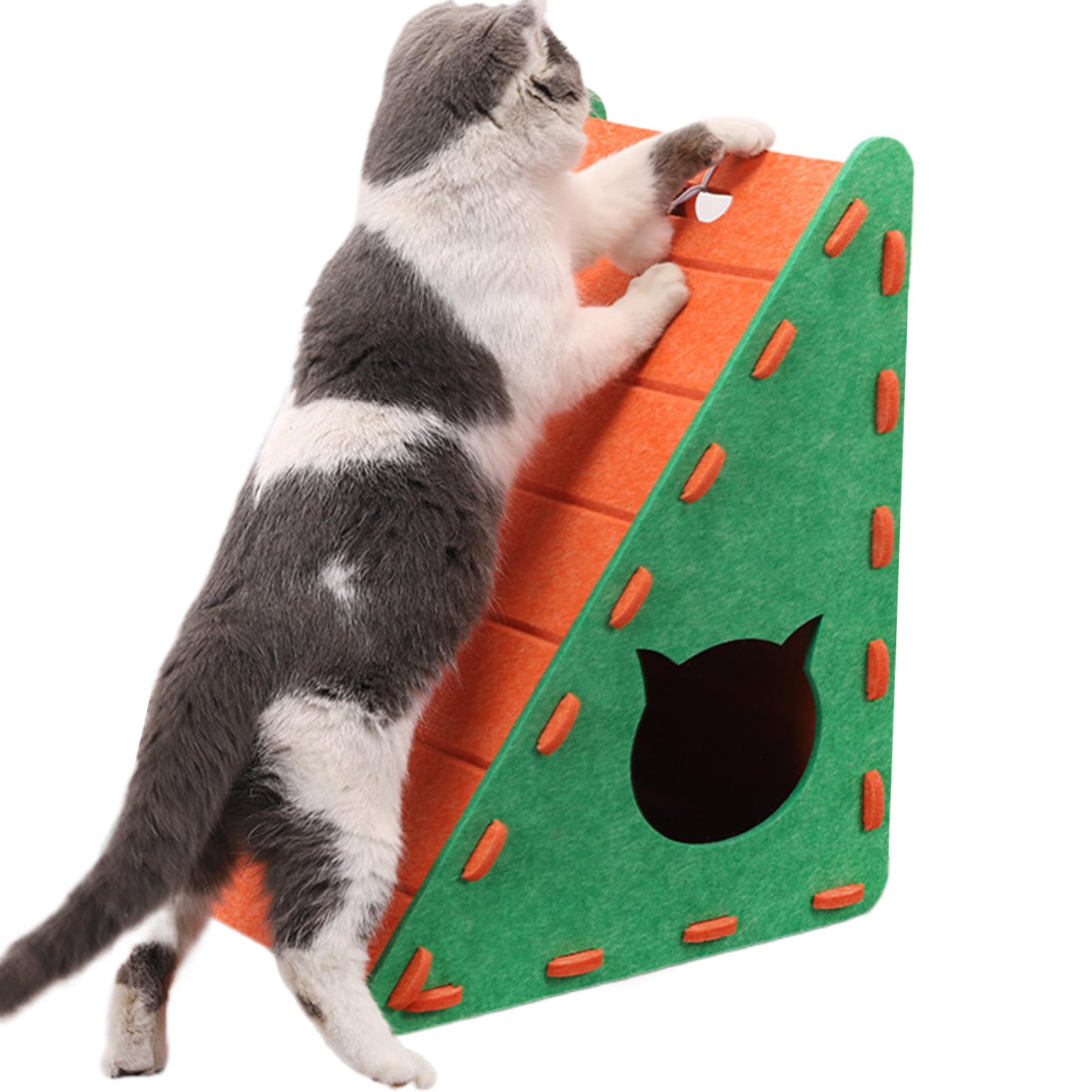 Rascador para Gatos Poste Rascador De Cartón para Mascotas | Protege Muebles y Suelos Alfombra de Juego y Descanso Para Mascotas en Interiores y Apartamentos