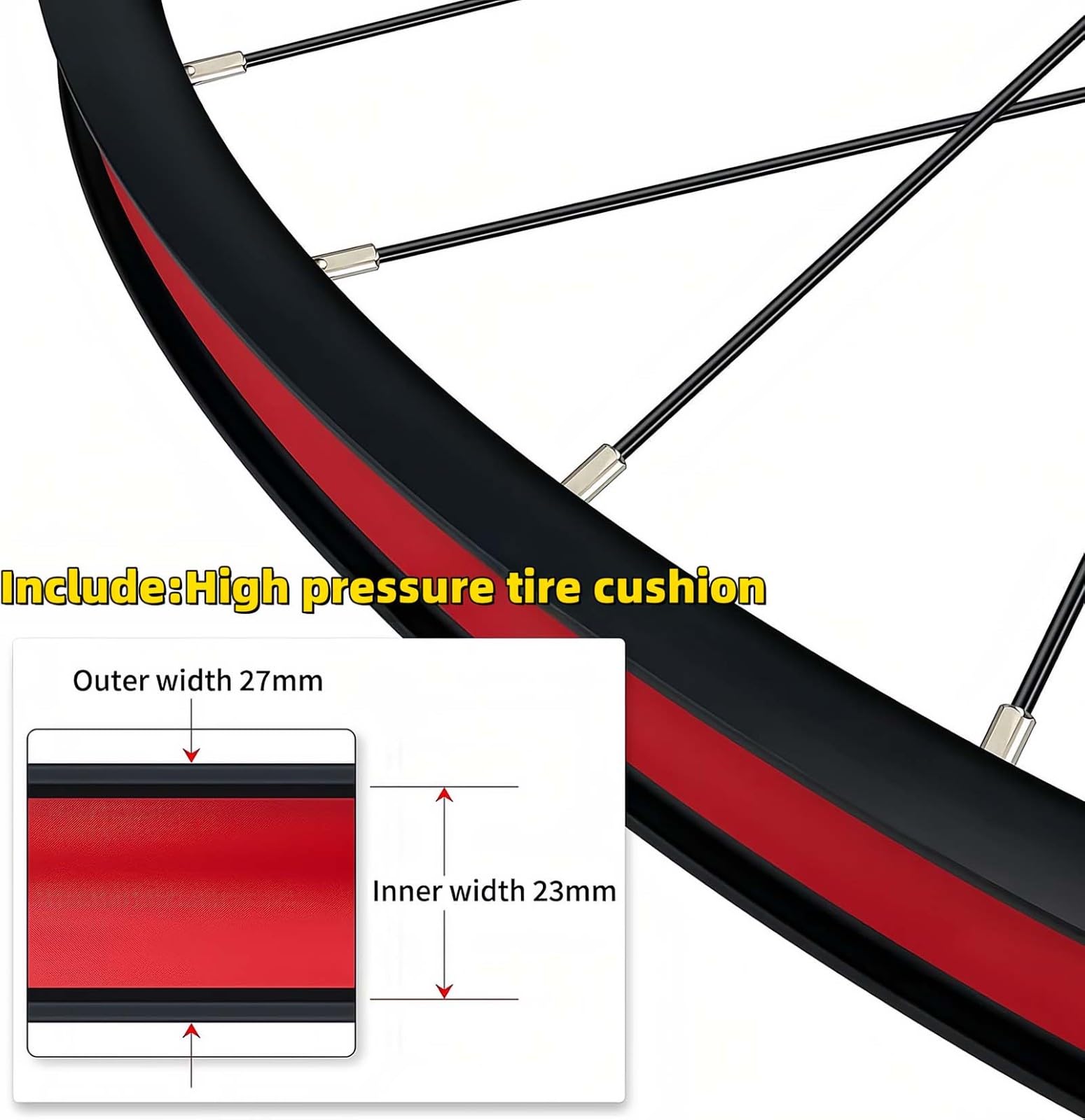 Zestaw kół MTB 26/27,5/29", hamulec tarczowy 32H, przednie i tylne koła, podwójne ściany felgi aluminiowe z szybkim zapięciem, 7-13 biegów