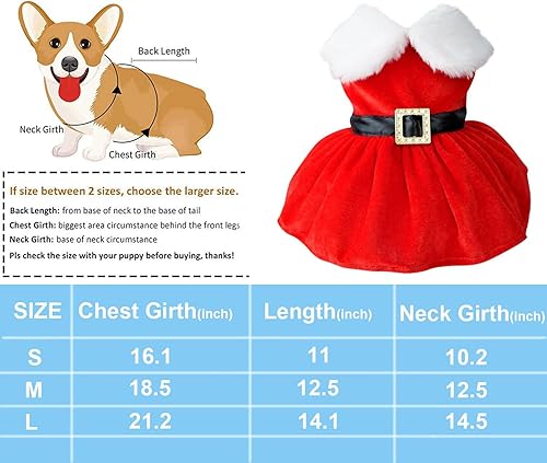 Miniatura 2 de Vestido de Navidad para perro, ropa de Navidad para perros y gatos pequeños