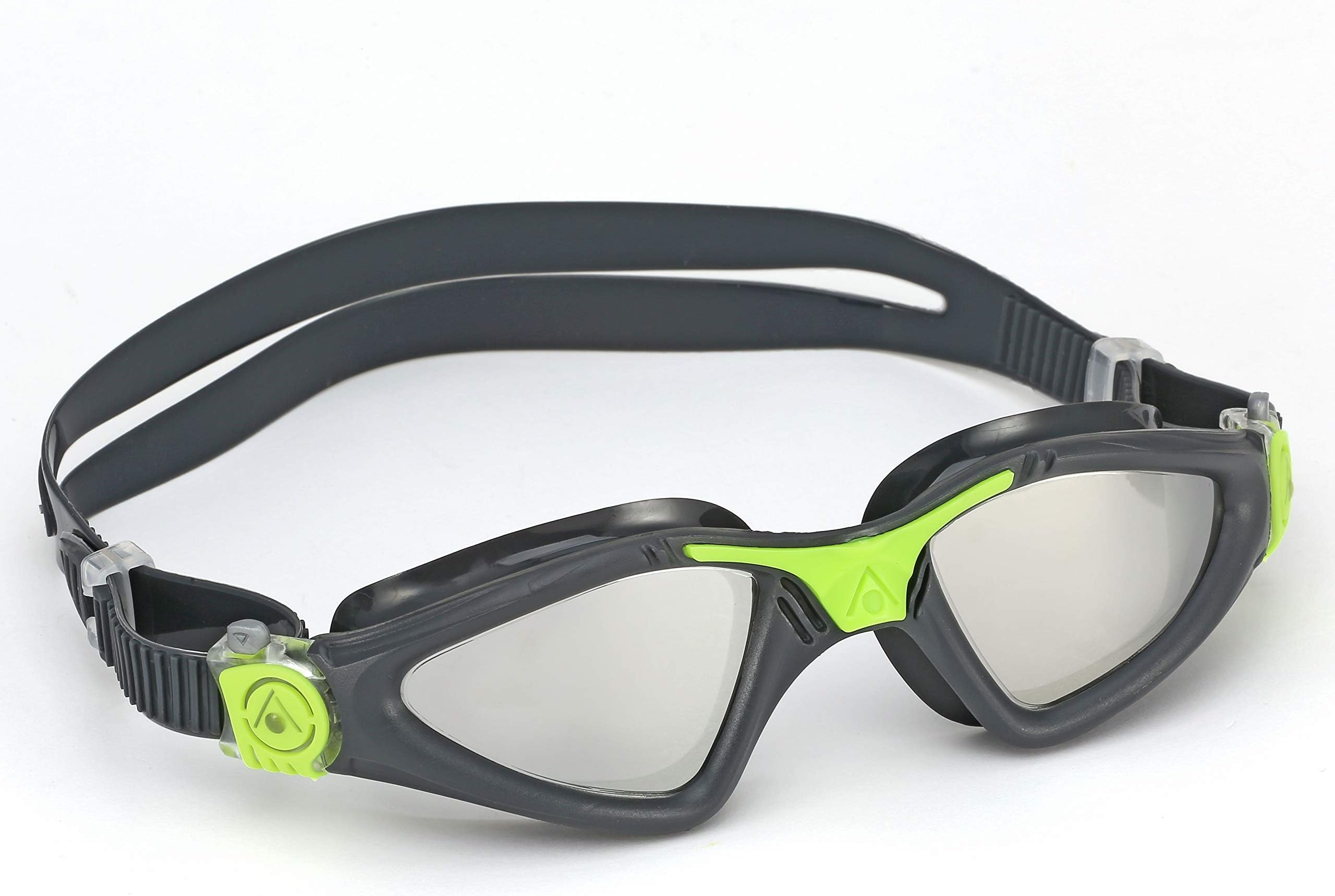 Aqua Sphere Unisex Adult As 172.740 Kayenne Mirrored Lens Goggles - Black, Free Size