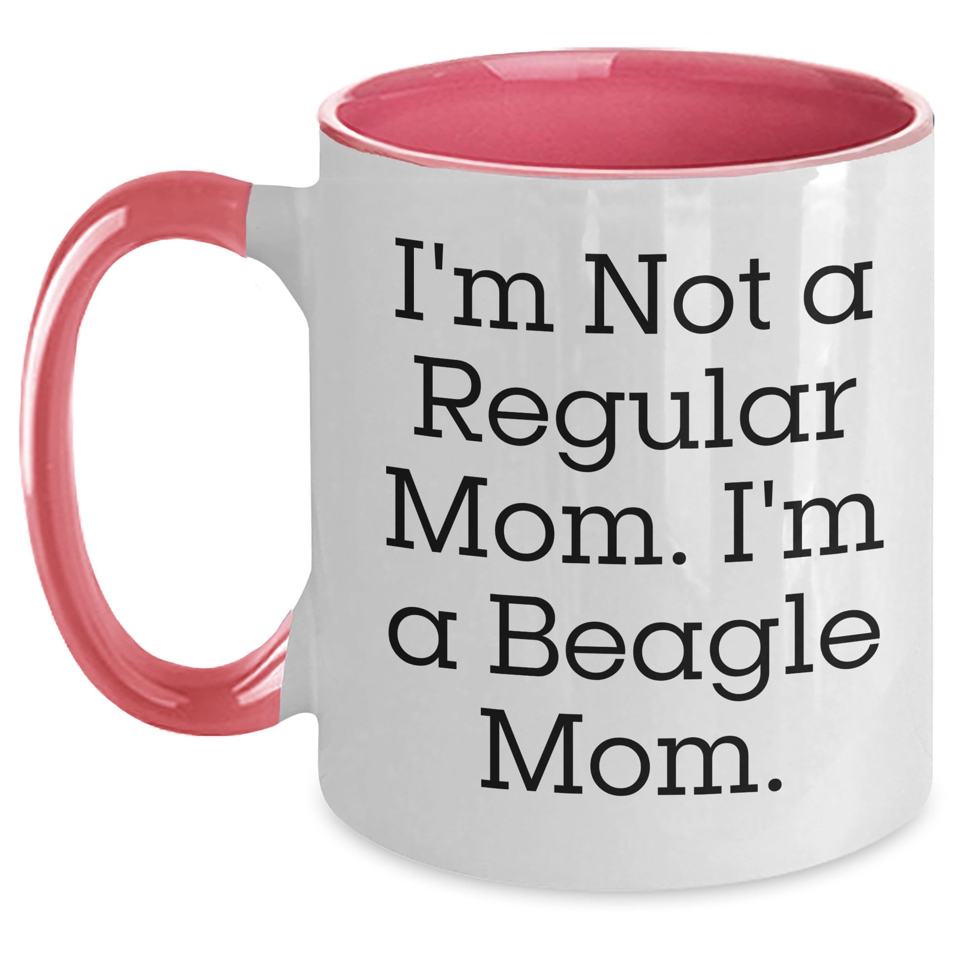 Beagle Dog Inspired Two Tone Coffee Mugs — funny ceramic mug from ShopProudGifts