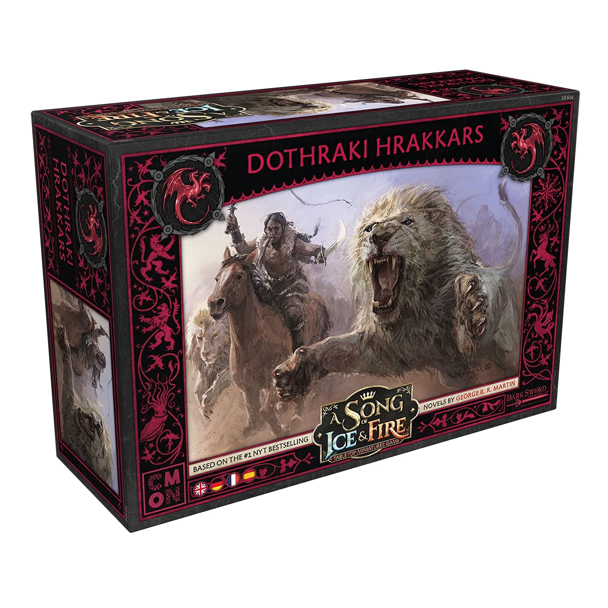 CMON, A Song of Ice & Fire - Hrakkars of the Dothraki, Expansion, Tabletop, 2 Players, Ages 14+, 45+ Minutes, German, Multilingual