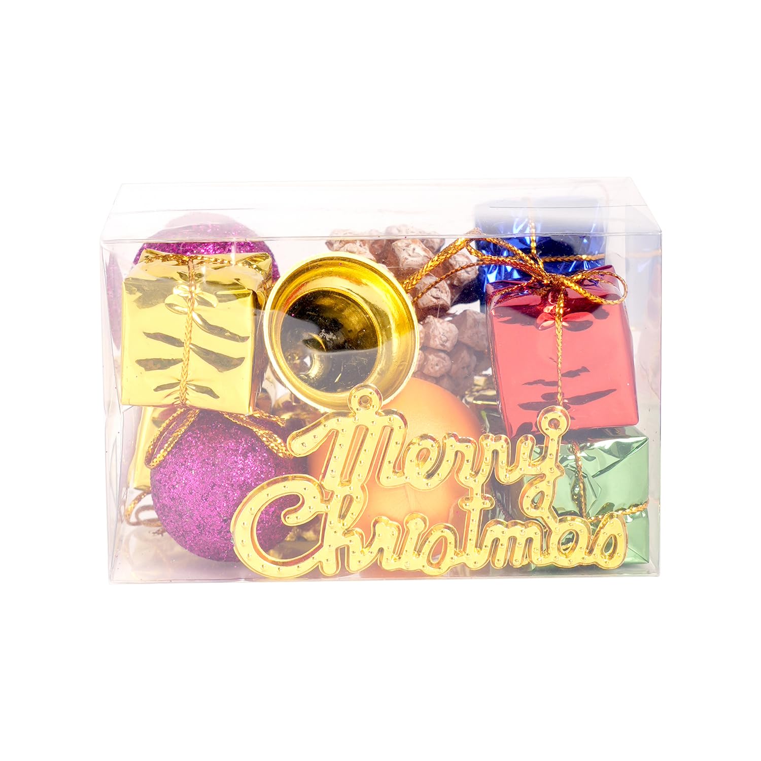 ProKart Premium Christmas Mixed Decorations Ornaments | Xmas Tree Decorations Hanging Ornaments for Home Party/Tree/Craft/Christmas/Xmas Decoration/New Year/Valentine's (Xmas Mixed Decor)