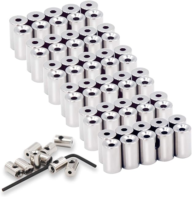 EuTengHao 60 Pieces Pin Keepers Pin Locks Pin Backs Locking Clasp Locking Pin Keeper Backs Locking Pin Backs (9mmx5.5mm,Silver)