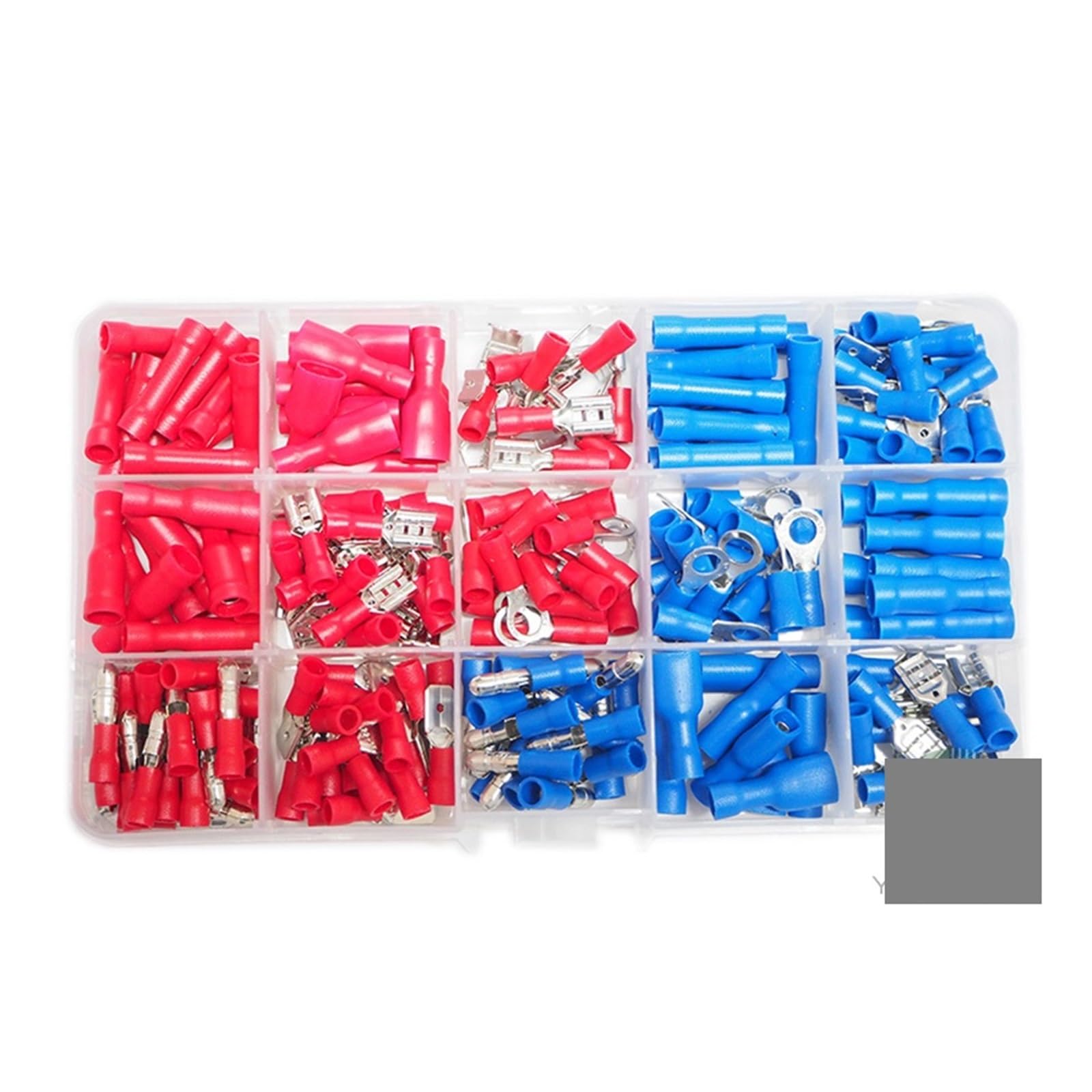 AARTERZZA 200PCS Assorted Crimp Terminals Set Wire Connector Kit with Ring Spade Male/Female Piggy Back