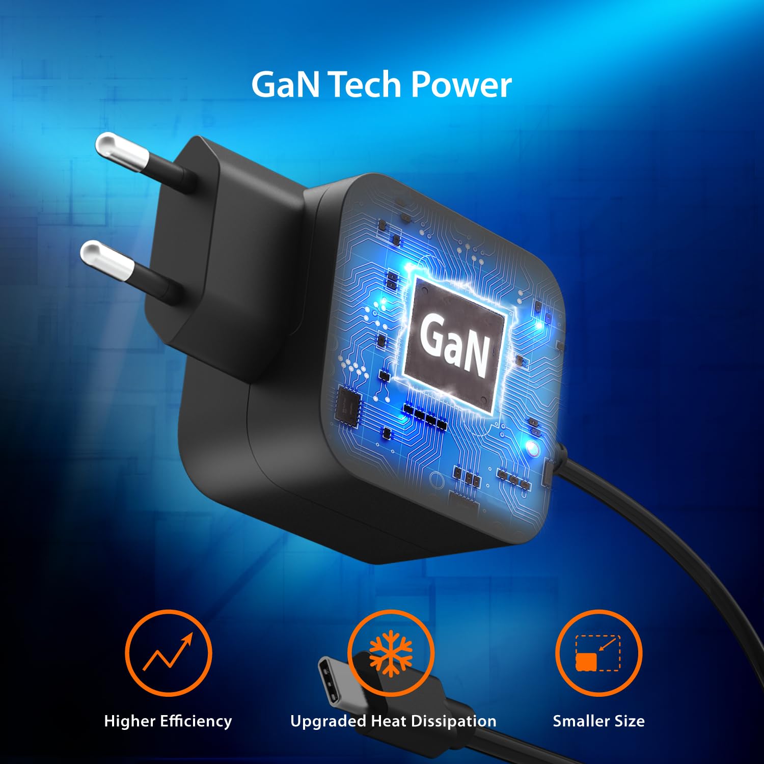 j5create 67W USBC mini caricabatterie con DC, adatto per il computer portatile alimentato USBC e il computer portatile alimentato DC (JUP1565DCE3A)