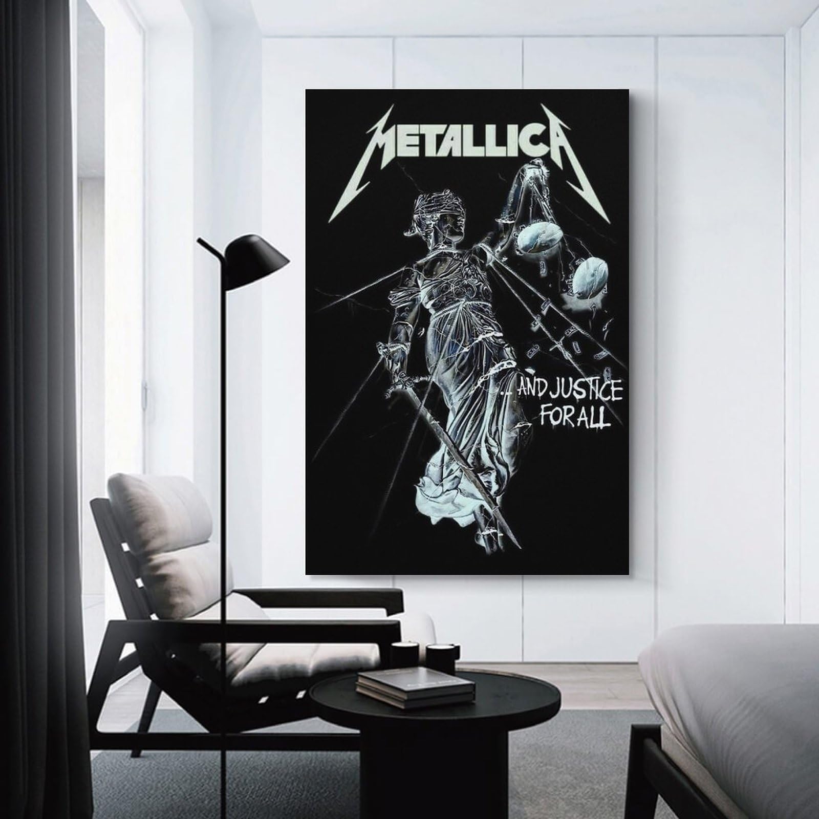 Affiche Sur Toile Metallica Vintage Sans Cadre - Décoration Murale 30 X 45 Cm Pour Salon, Chambre