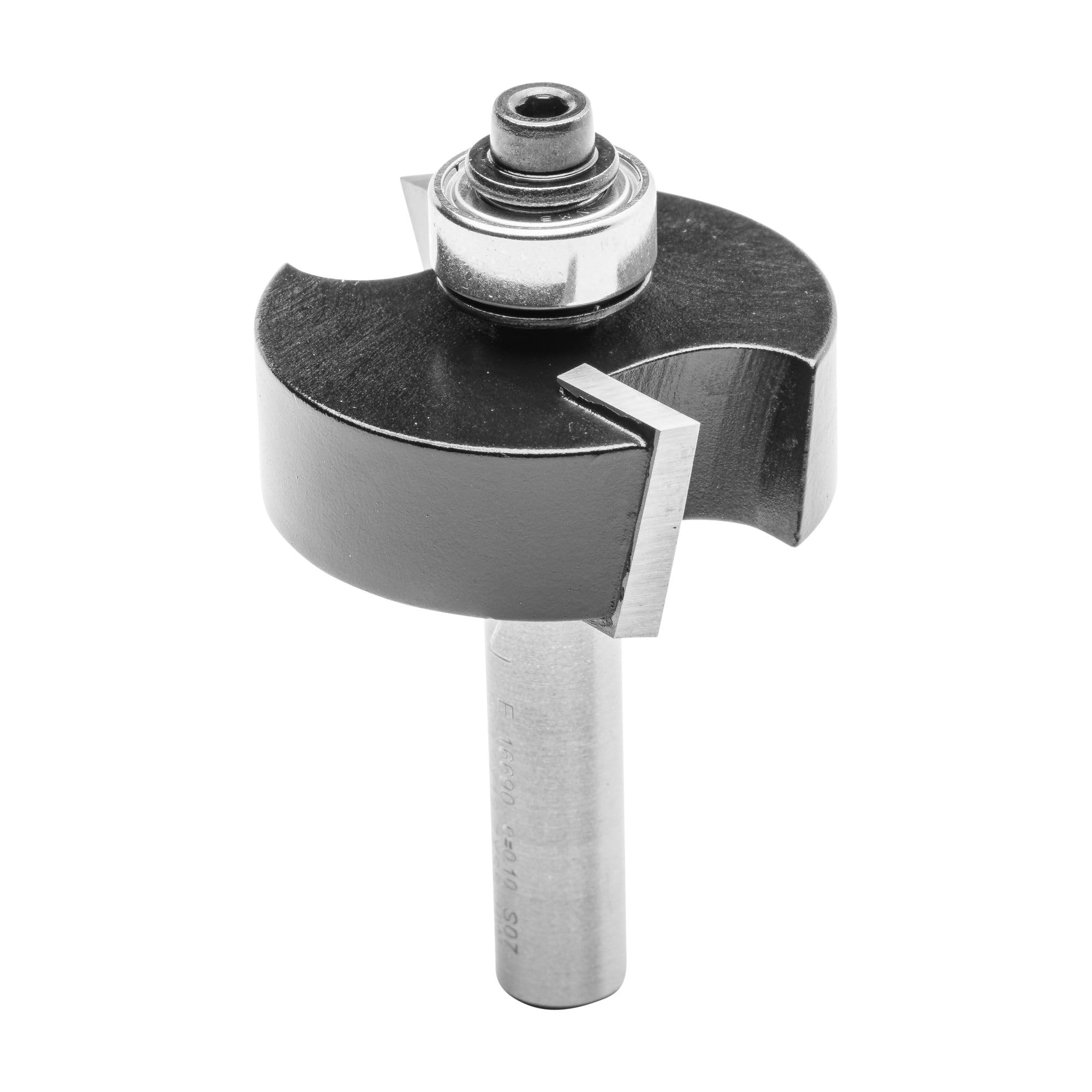 ENT Fresa Per Incastri In Carburo, Gambo 12 Mm, Ø 8 Mm, Per Legno Tenero E Duro - Ideale Per Scanalature E Fori Oblunghi