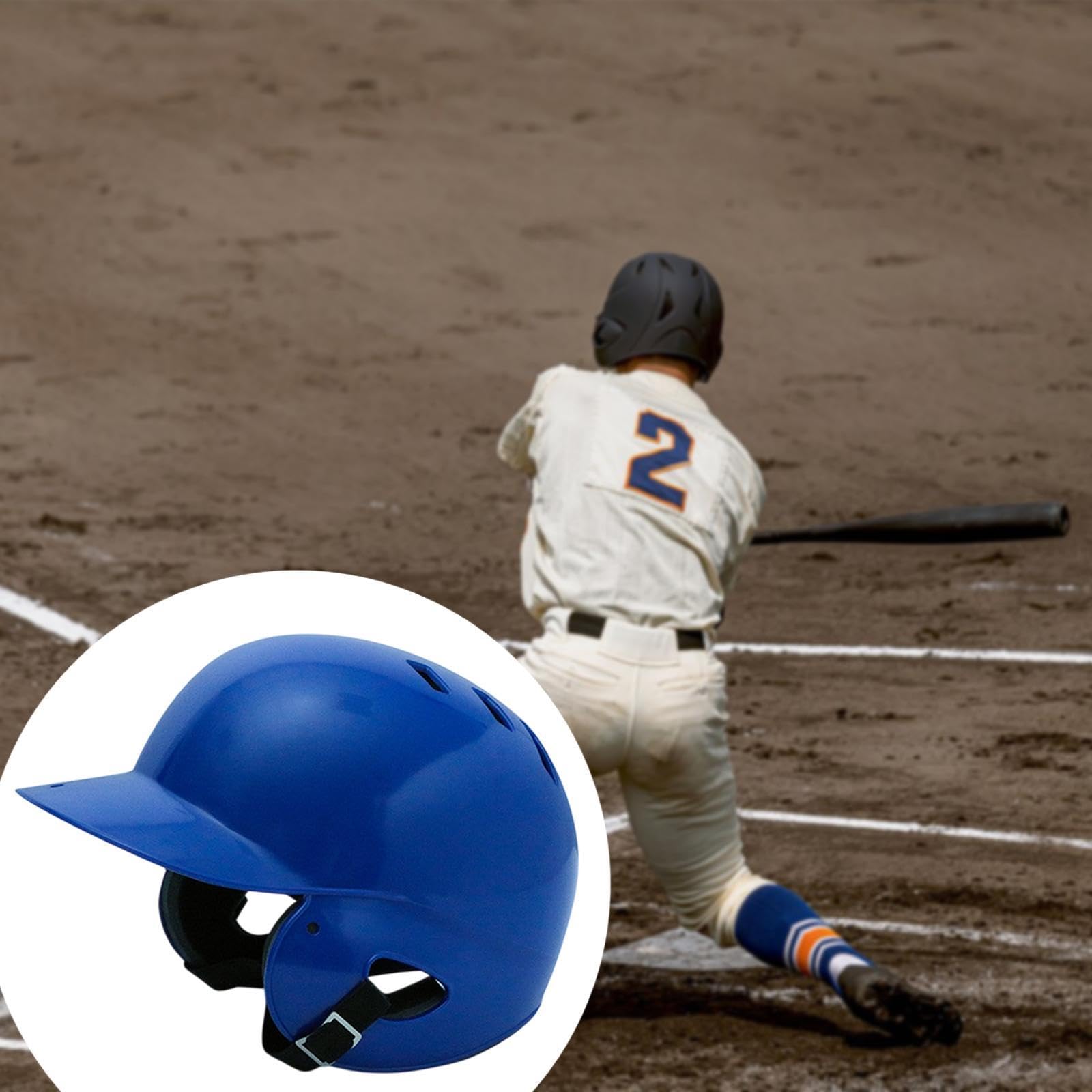perfk Baseball -Schlaghelm für Kinder Doppelohr Atmungswache Softball Helm für Spielsport im Freien Training Teenager