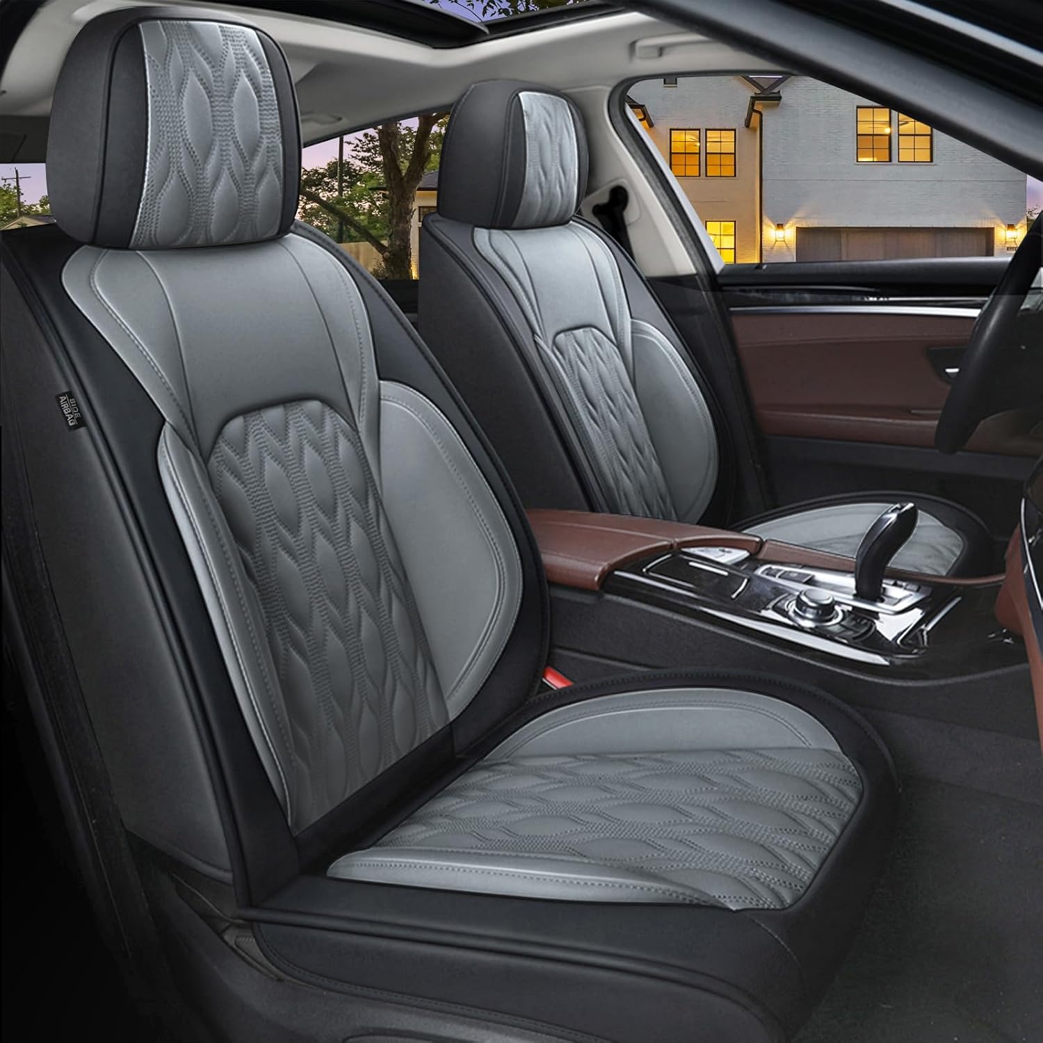 Seat Covers Fit for Chevrolet Chevy Malibu 2009-2023 2024 2025 2026: Car Seat Covers Full Set Faux Leather Car Seat Protector Waterproof Automotive Seat Cushion 5 Seats, Black