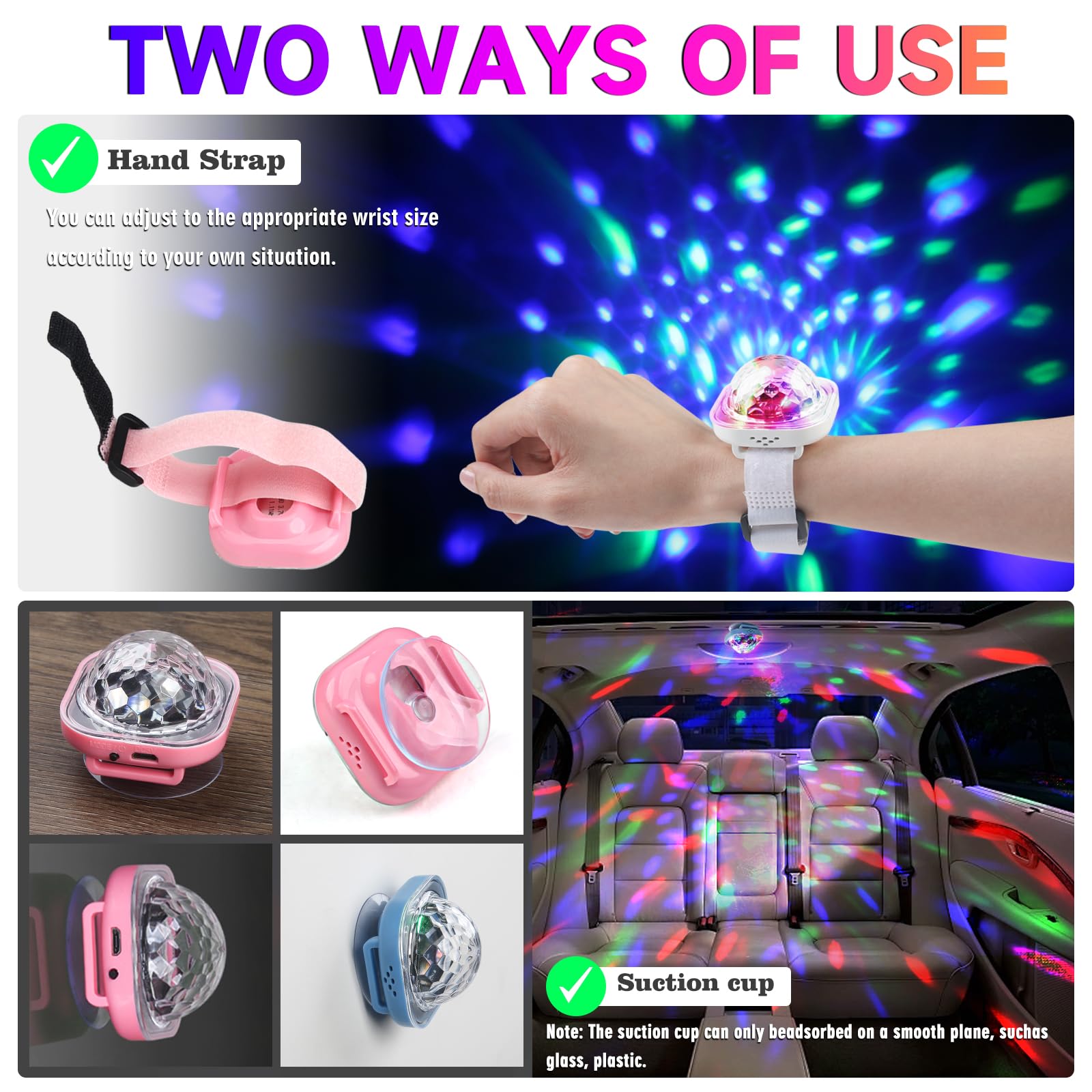 Orologio da polso a LED con sfera da discoteca, multicolore con luce attivata dal suono, in silicone, stile moderno (bianco + blu)