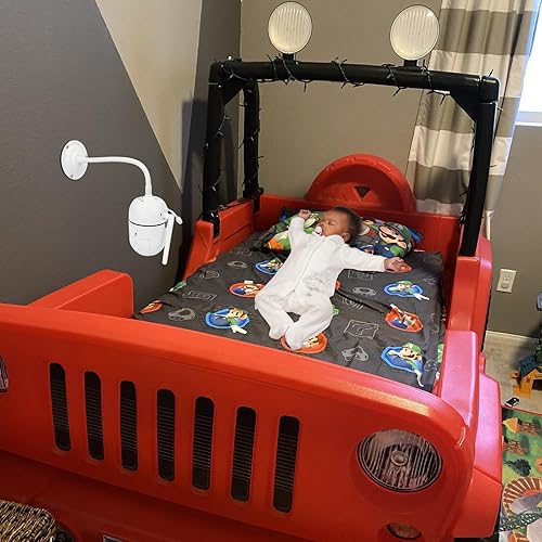 Miniatura 4 de Soporte de pared para monitor de bebé compatible con HelloBaby HB65/HB6550/HB6339/HB6558/HB66/HB248, ANMEATE SM935E/SM650, Bonoch, monitor de bebé