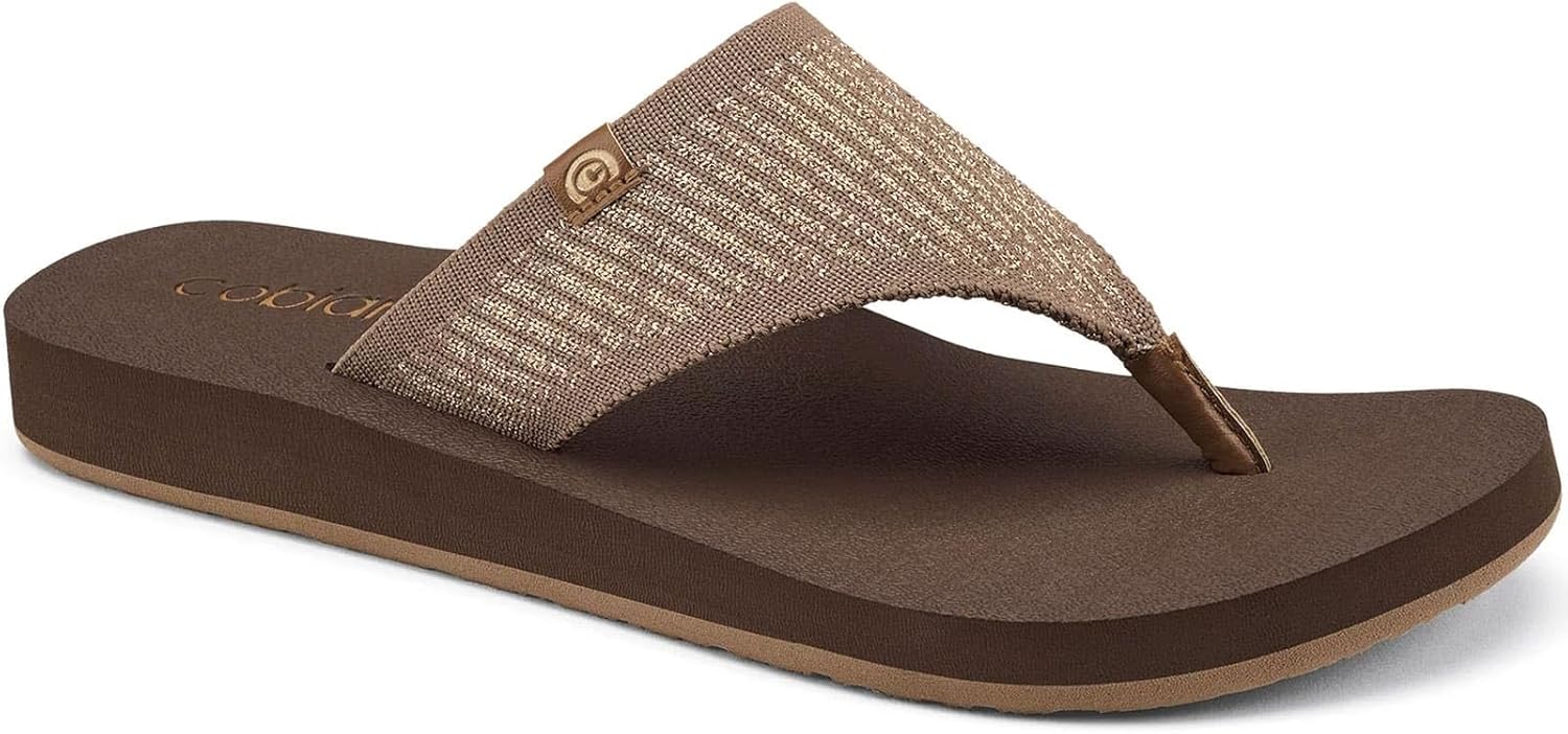 Cobian Bermuda Bounce – Women’s Sandals With Stretch Mesh Strap – Comfortable Flip Flops for Women for Relaxed Everyday Wear