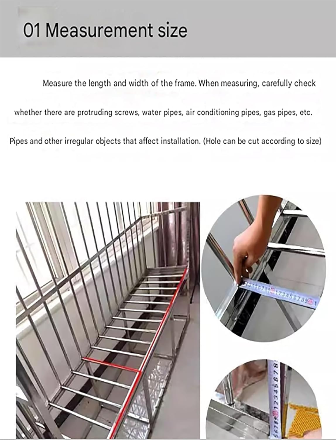 304 Stainless Steel Perforated Metal Plate - Balcony Cat Net Window Guard, Anti-Fall Protection Decorative Grille (75x700cm) for Safety & Style