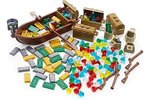 Pirate Accessories Money - Treasure Chest Building Block Bricks Pack