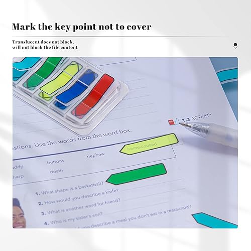 Miniatura 4 de 300 pestañas, pestañas adhesivas de índice, pestañas adhesivas Morandi, pestañas reposicionables, marcadores de página, notas adhesivas, escritura