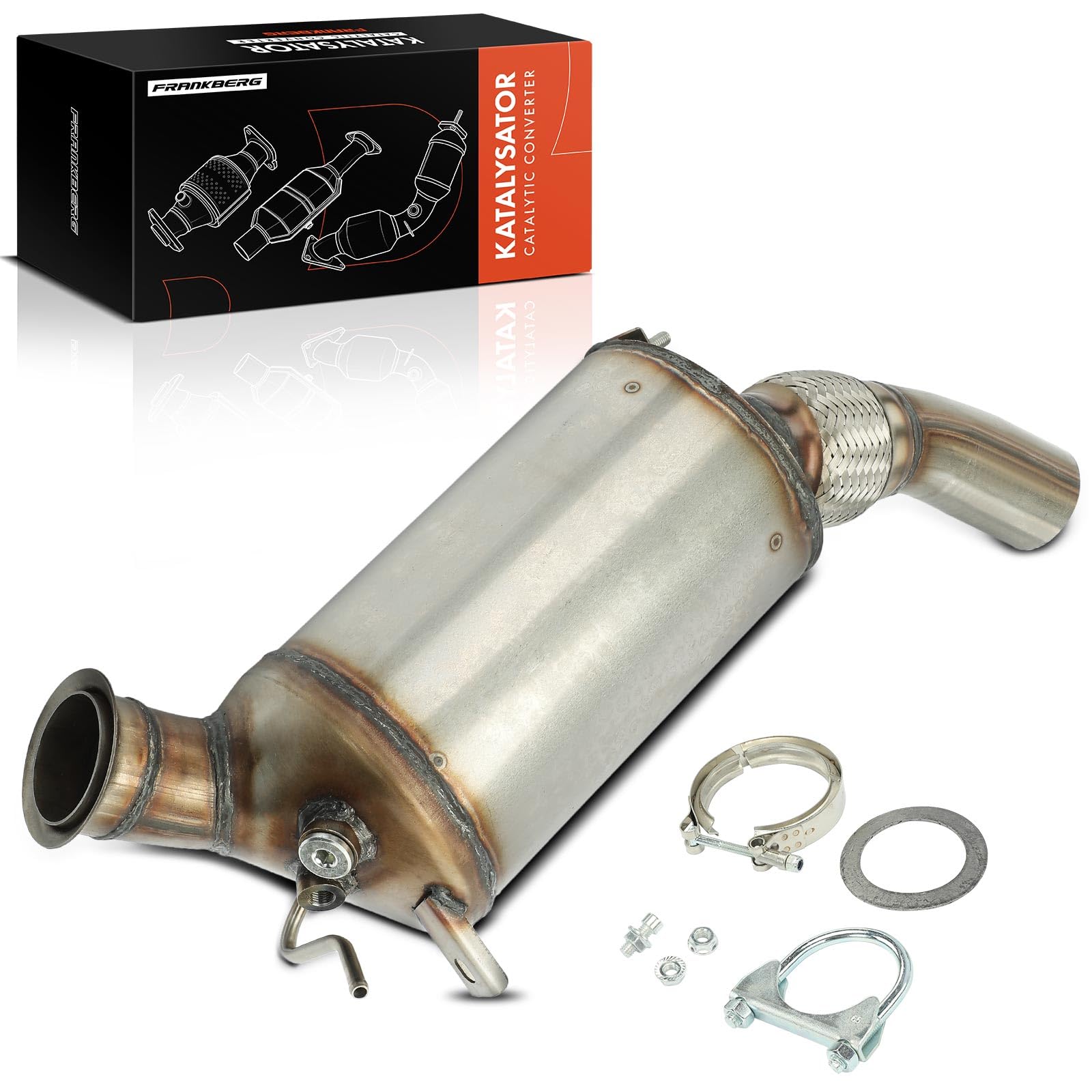 Frankberg Filtro de partículas diésel (DPF) 18307812279 | Compatible con: Serie 1 Convertible E88, Serie 1 E81, Serie 5 E60, Serie 3 Coupé E92, Serie 3 Touring E91, X1 E84