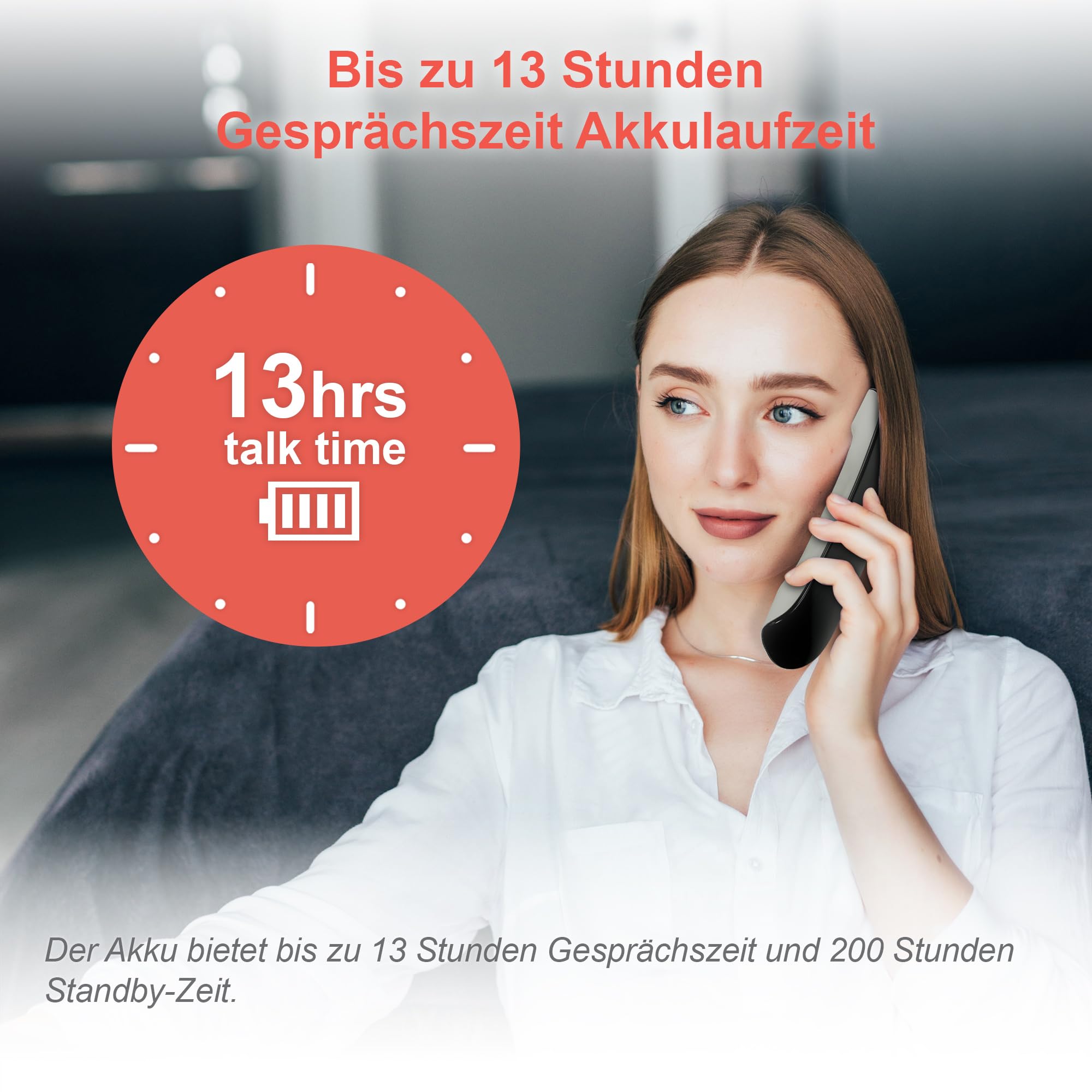 VTech LS1350 Retro-Design Telefon Schnurlos DECT Schnurlostelefon mit digitalem Anrufbeantworter, Anrufsperre, Freisprecheinrichtung und Wahlwiederholung, hintergrundbeleuchtetem Display und Tastatur