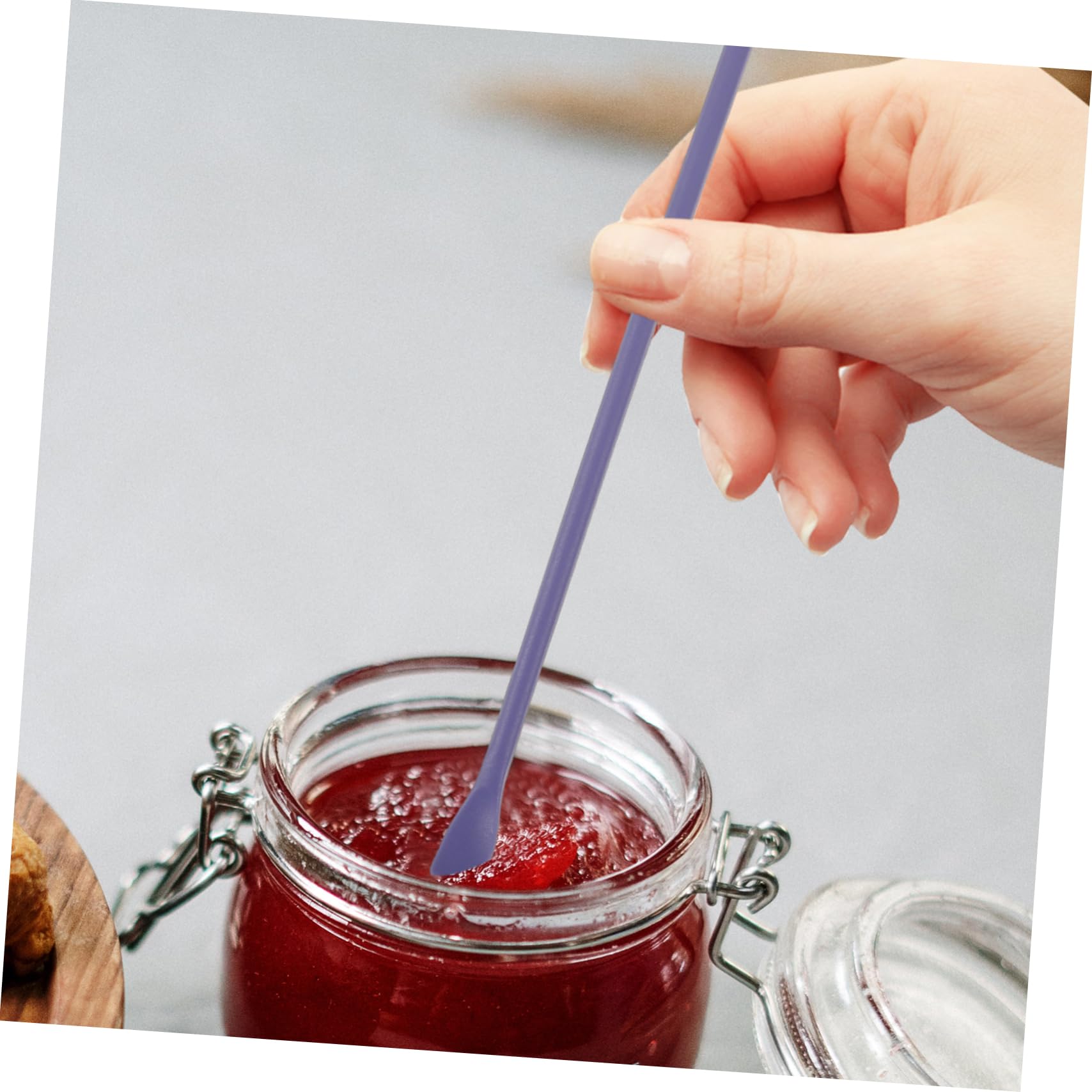 OSOLADY Silicone Makeup Spatula Set Mini Cosmetic Tools for Lotion Face Scraper