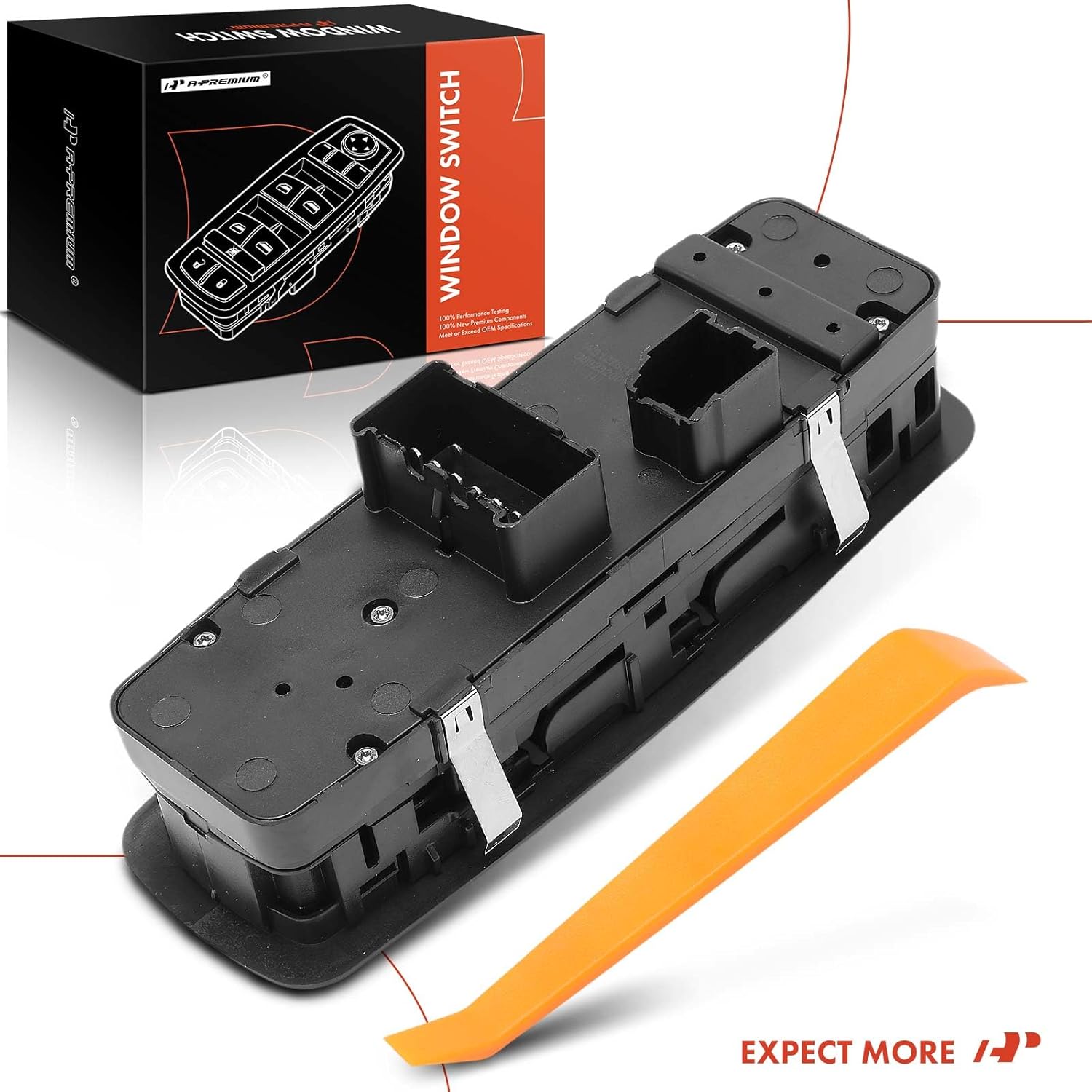 A-Premium Master Power Window Switch Compatible with Ram 1500 2014-2015, 2500 3500 4500 5500 2013-2015, Front Left Driver Side, Replace# 68212783AB